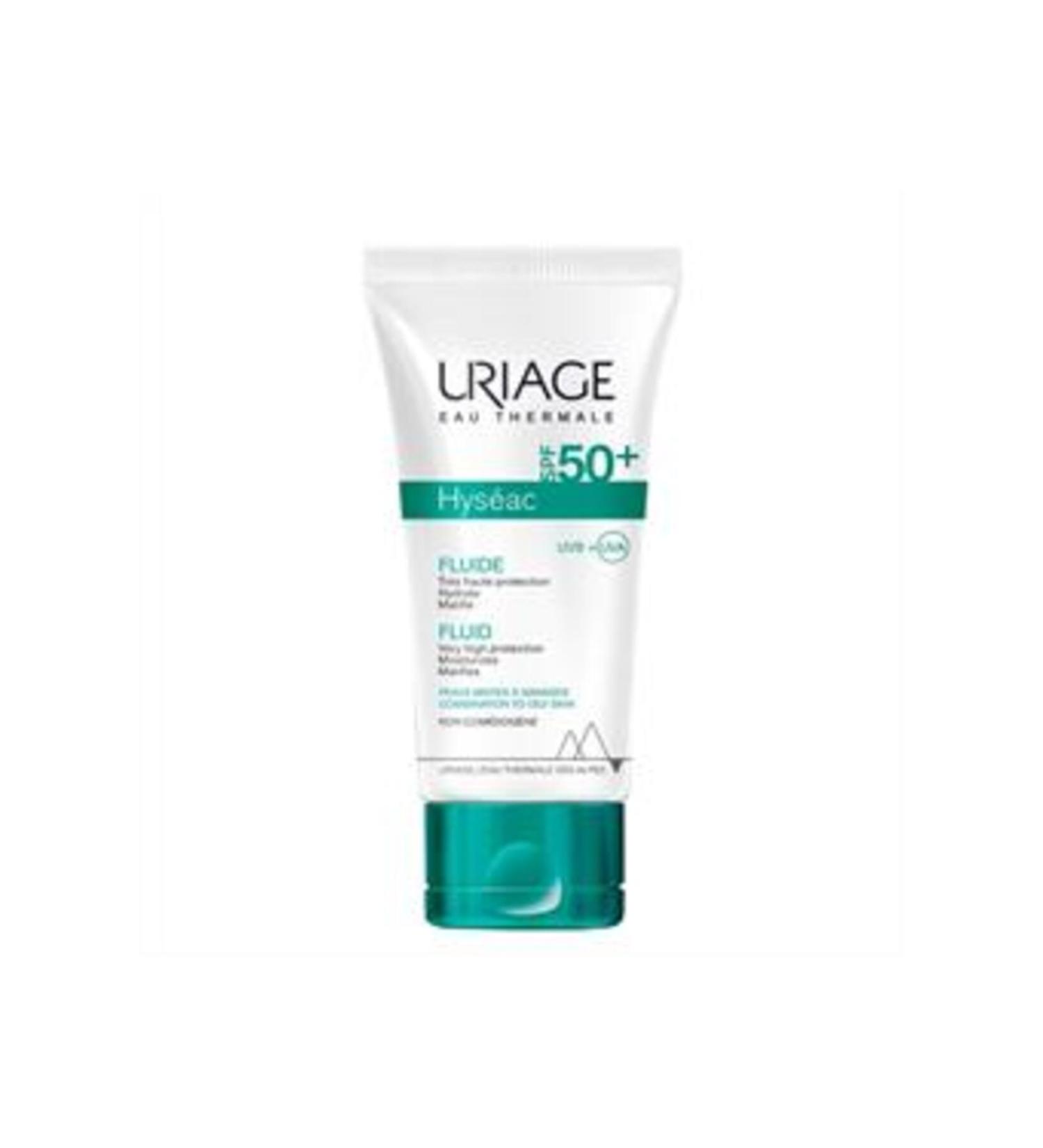 Baby Uriage Hyseac Fluide SPF50 Sunscreen Cream for Acne Prone Skin 50ml (SINGLE)