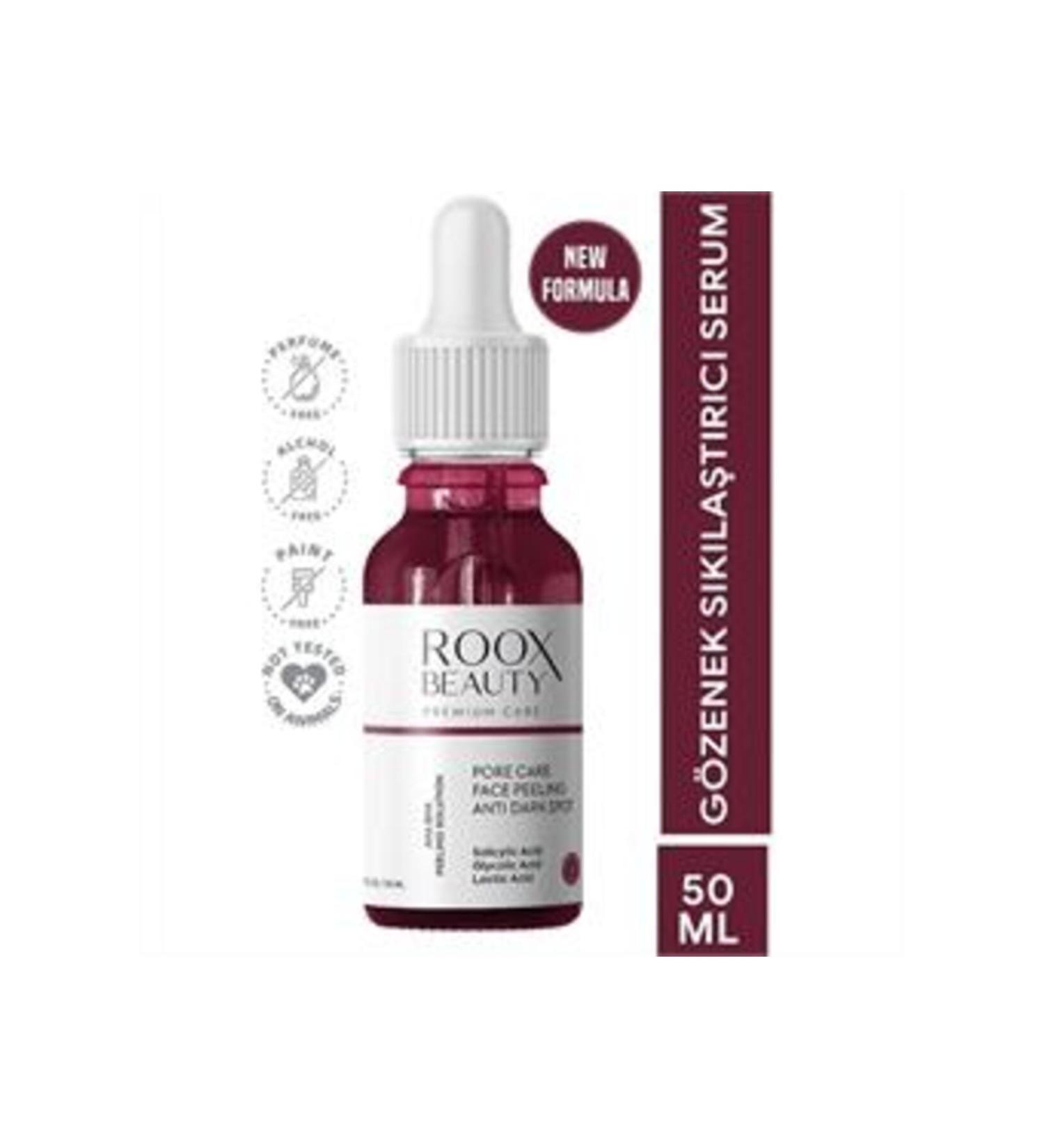 Baby Roox Beauty Aha Bha Pore Tightening and Skin Equalizing Facial Peeling Serum 50ml (SINGLE)