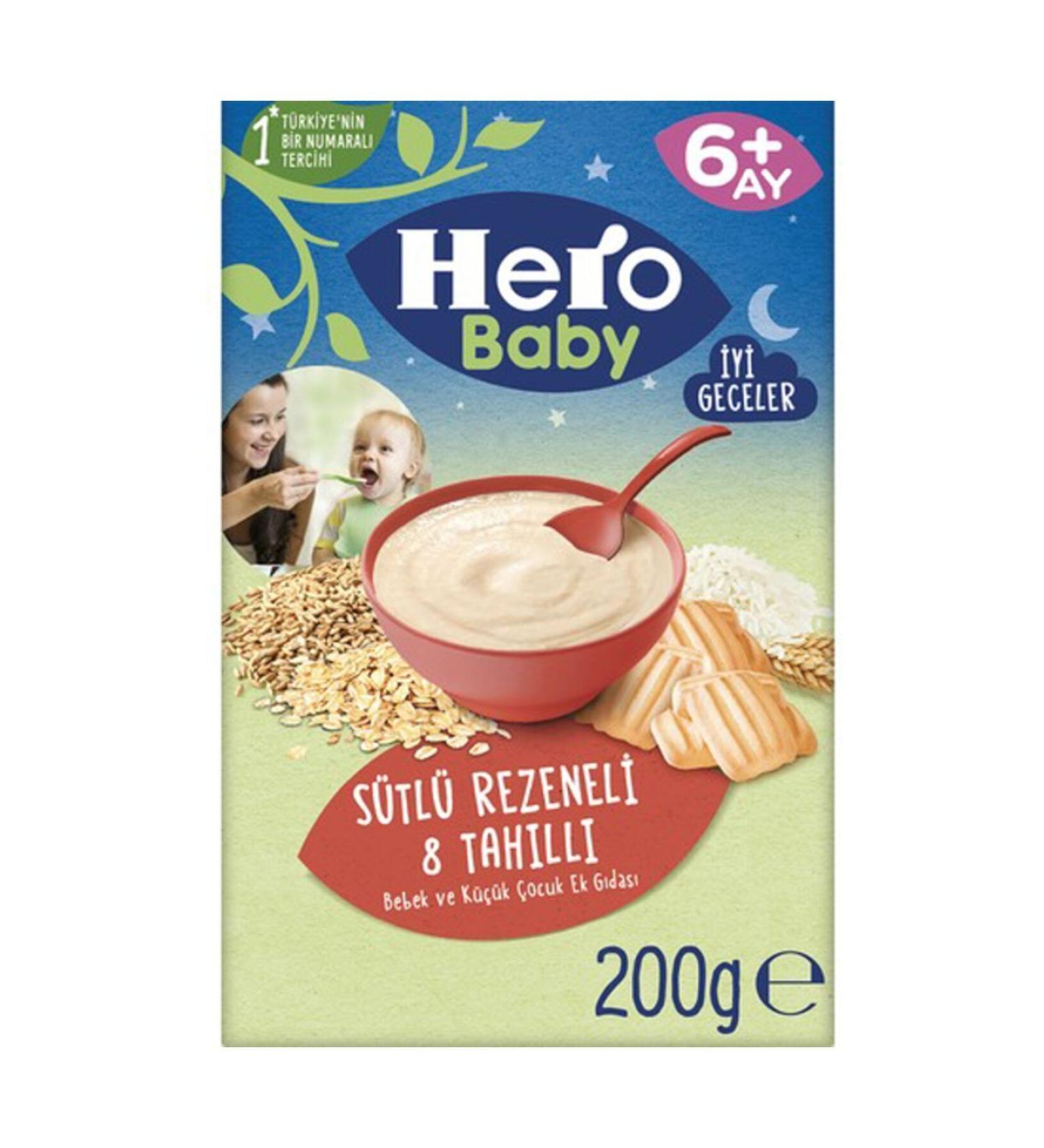 Hero Baby Milk Biscuit 8 Grain 200G