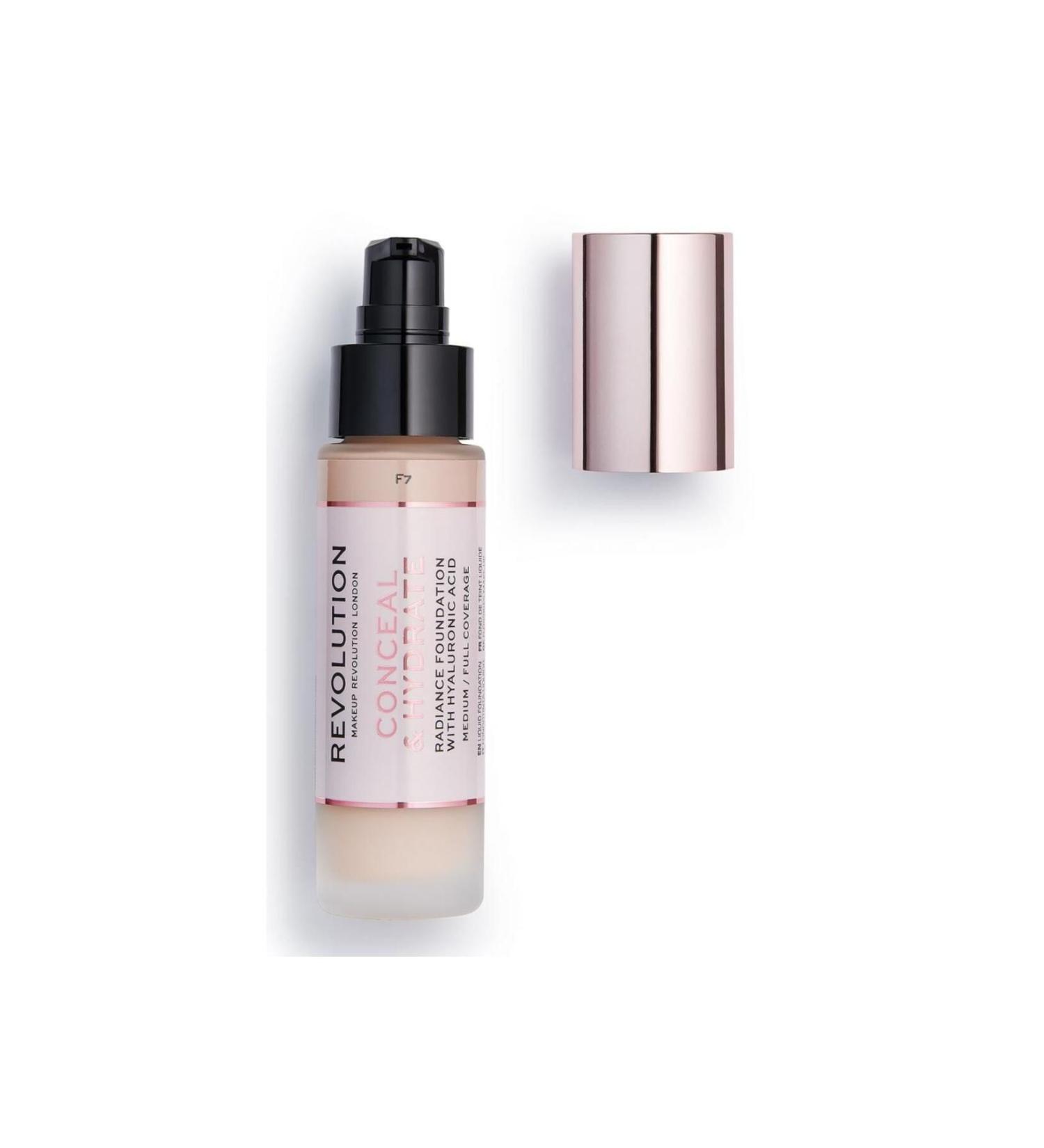 Revolution Conceal & Hydrate Hyaluronic Acid F7 Foundation - Buy Online on GoSupps.com