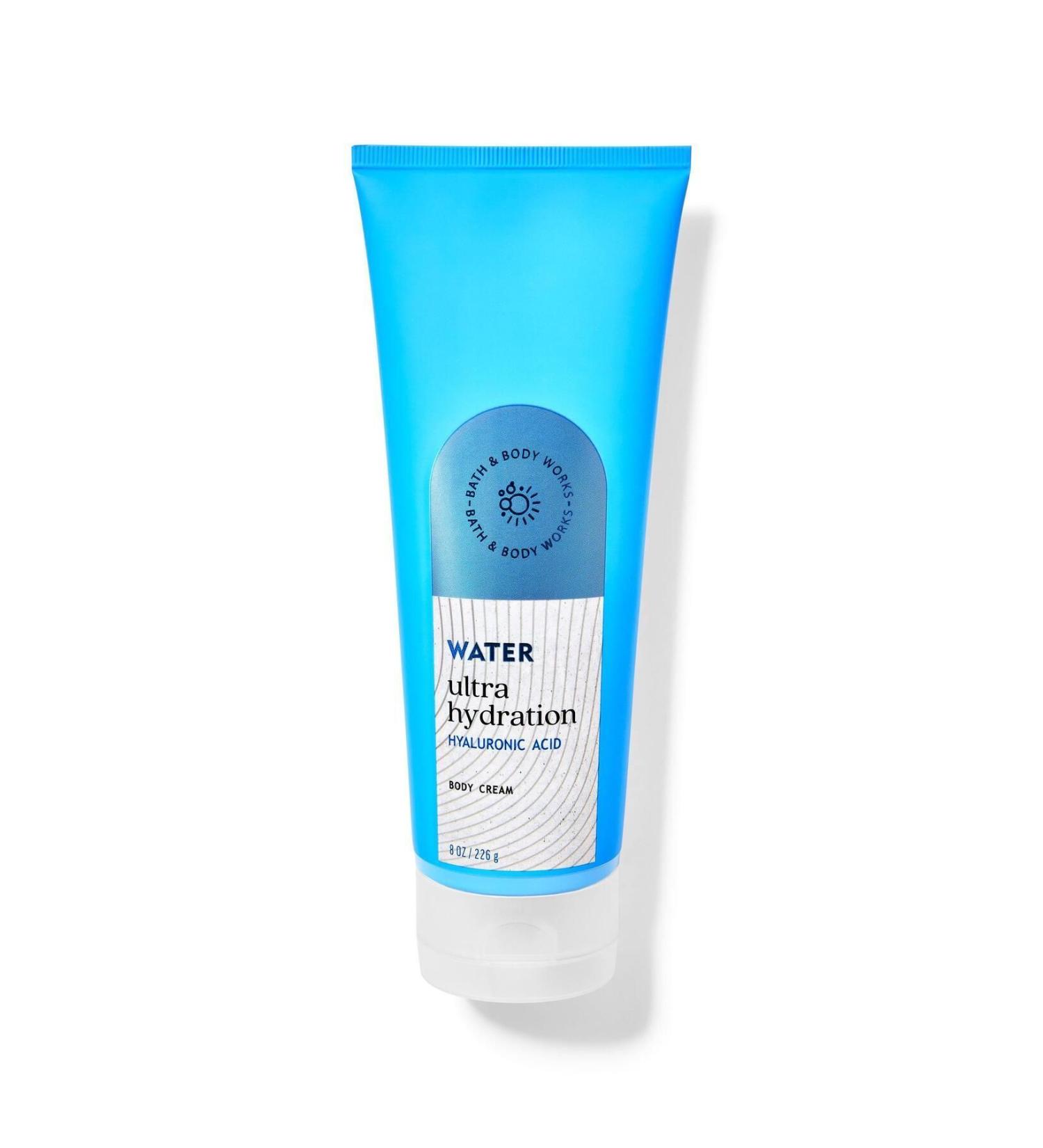 Bath & Body Works Water Ultra Hydration With Hyaluronic Acid Body Cream 226 G