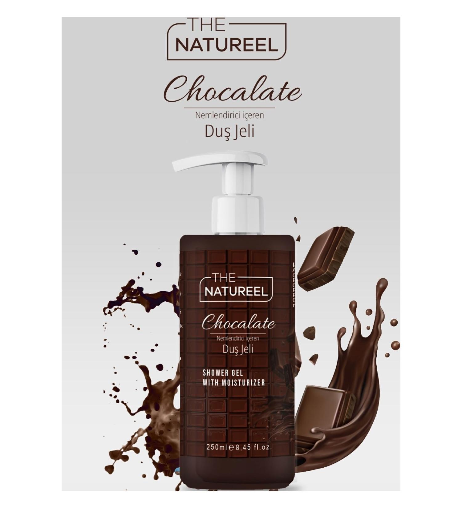 The Natureel Himalayan Salt Moisturizing Bath and Shower Gel Chocolate 250 ml Va026 - Buy Online on GoSupps.com