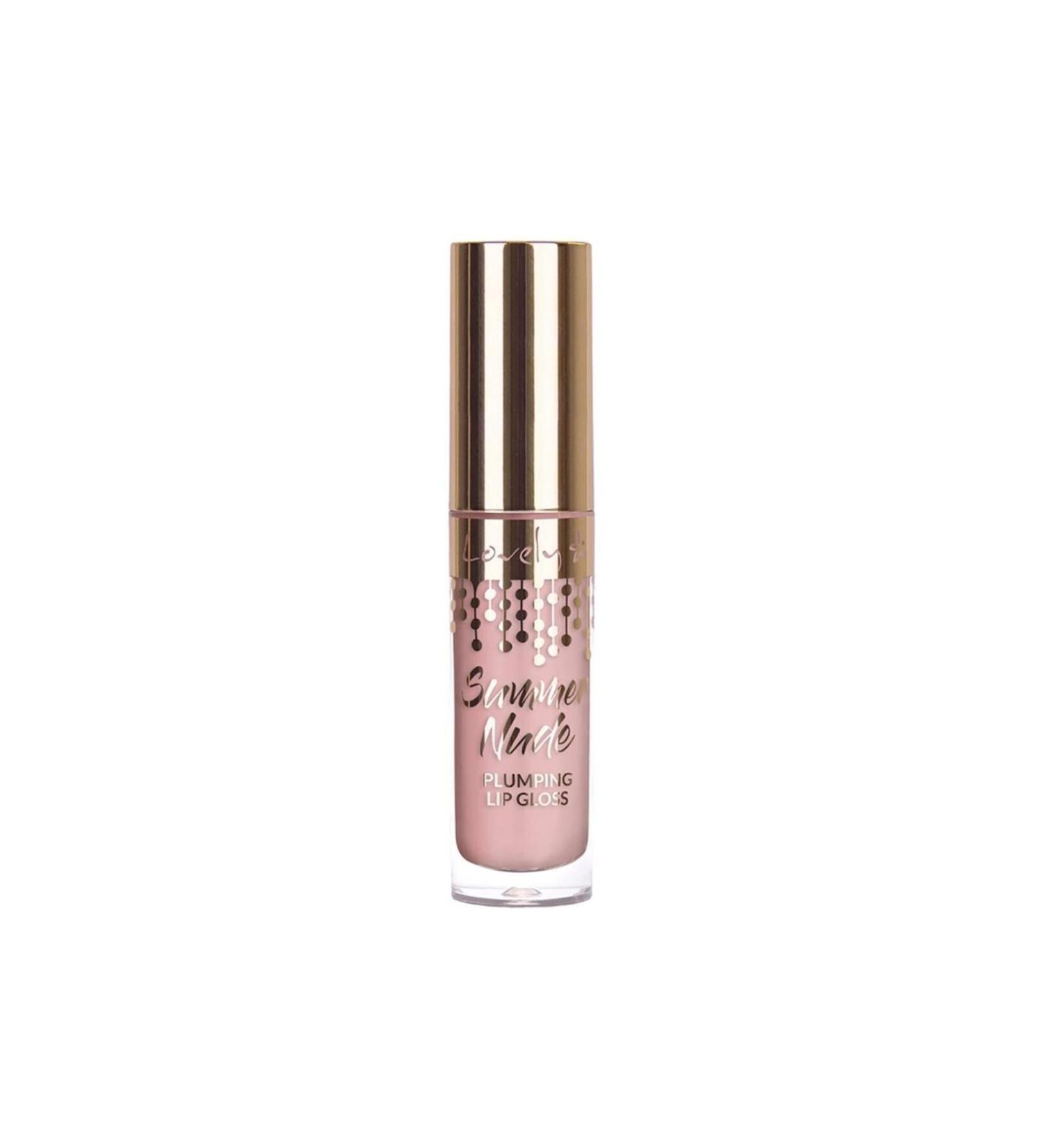 Lovely Lip Gloss Summer Nude Plumping 3 Pink Nude Lip Gloss