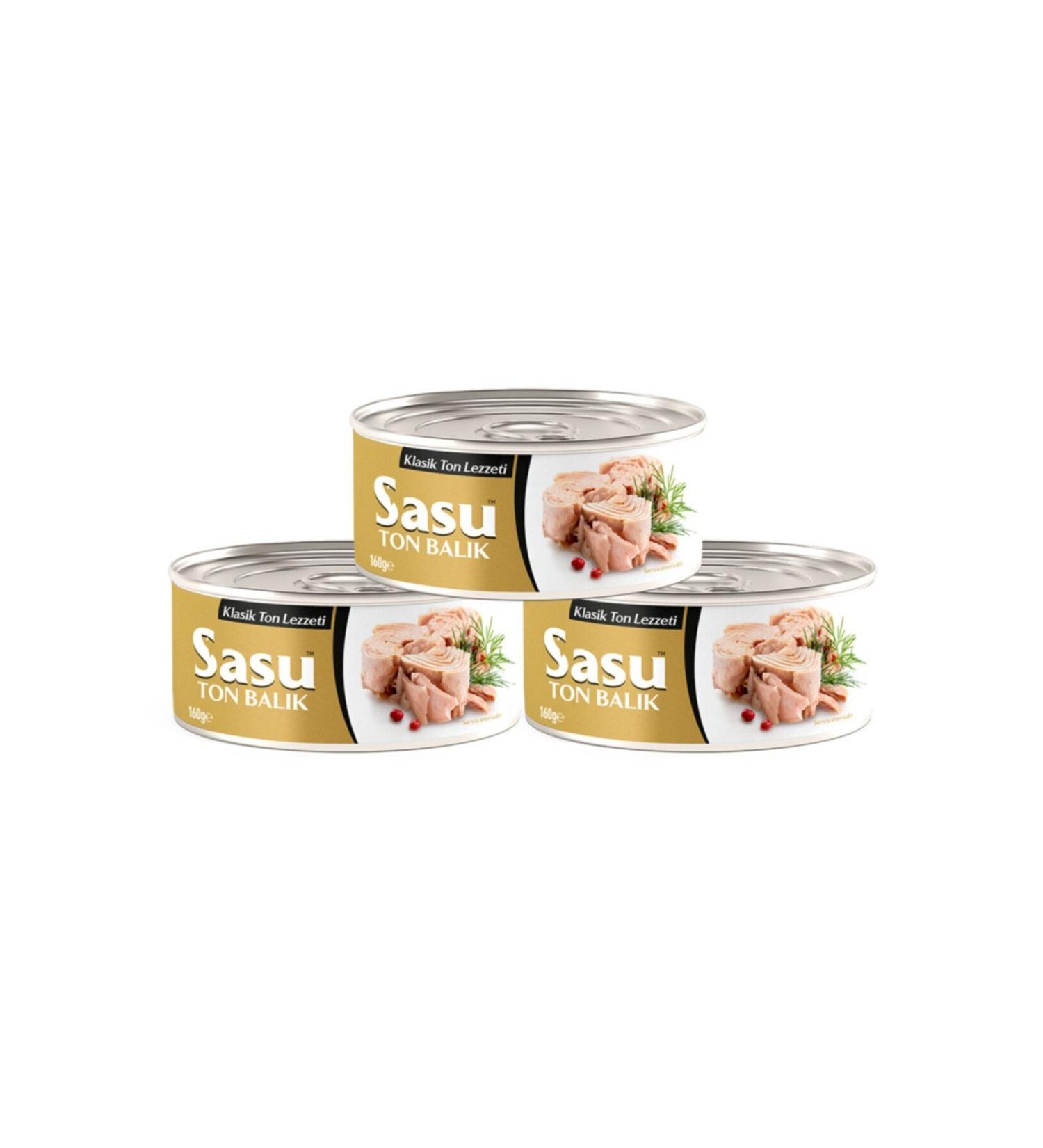 SASU SOSLUTON Classic Tuna 3x160 G Whole Slice - Buy Online on GoSupps.com