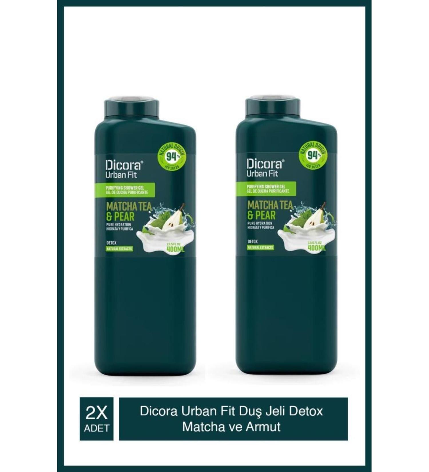 DICORA URBAN FIT Shower Gel Dtox Matcha&pear Shower Gel 400 ml