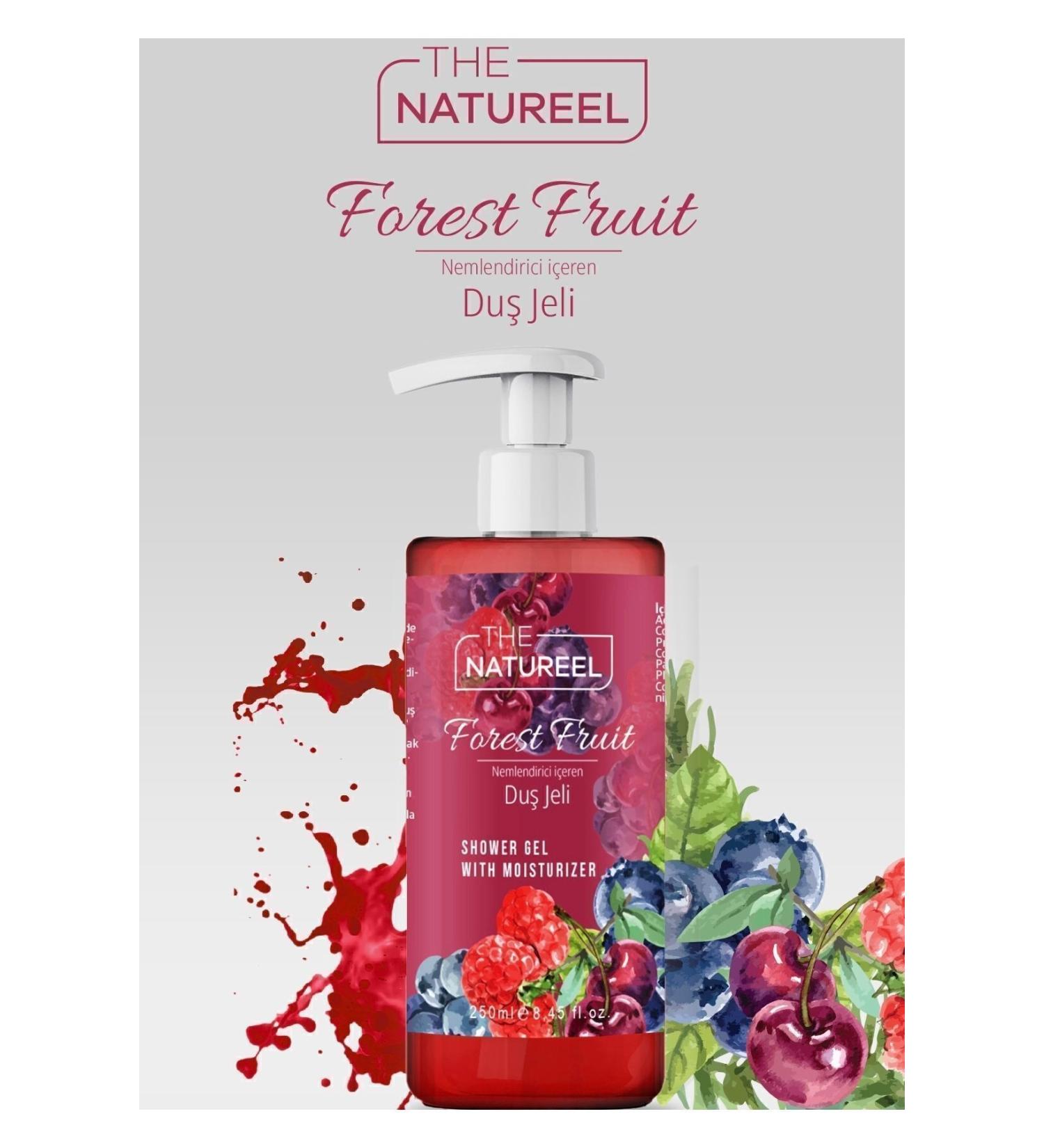 The Natureel Himalayan Salt Moisturizing Bath and Shower Gel Forest Fruit 250 ml Va030 - Buy Online on GoSupps.com