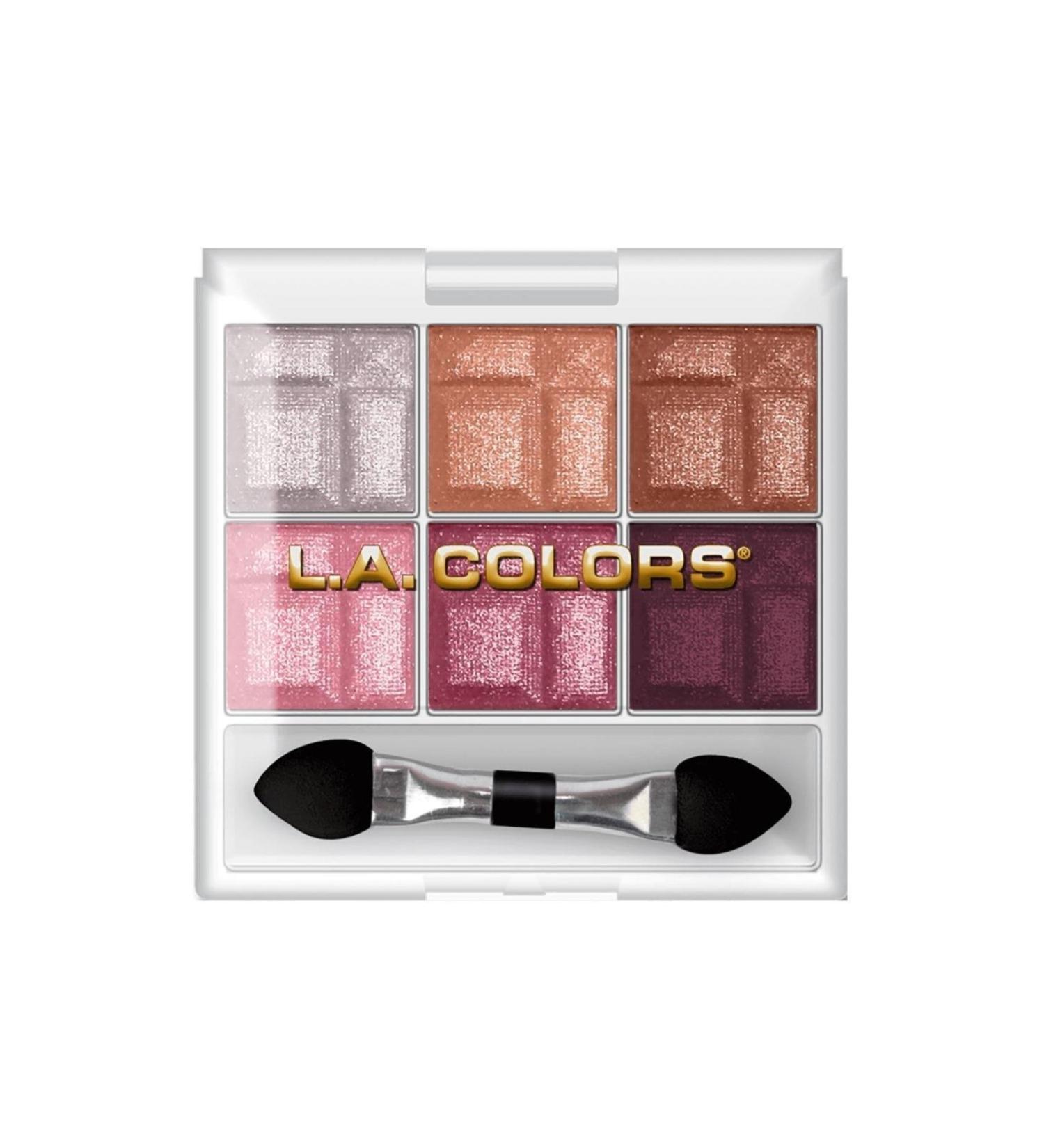 LA Colors La Colors 6 Color Eyeshadow Palette Delicate