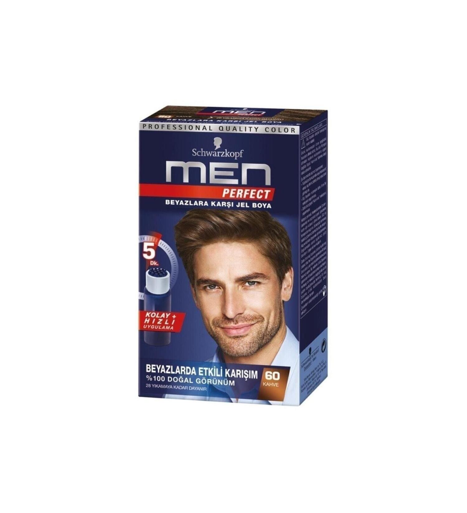 SCHWARZKOPF MEN PERFECT Schwarzkopf Men White Color Breaker Hair Dye 600 Brown