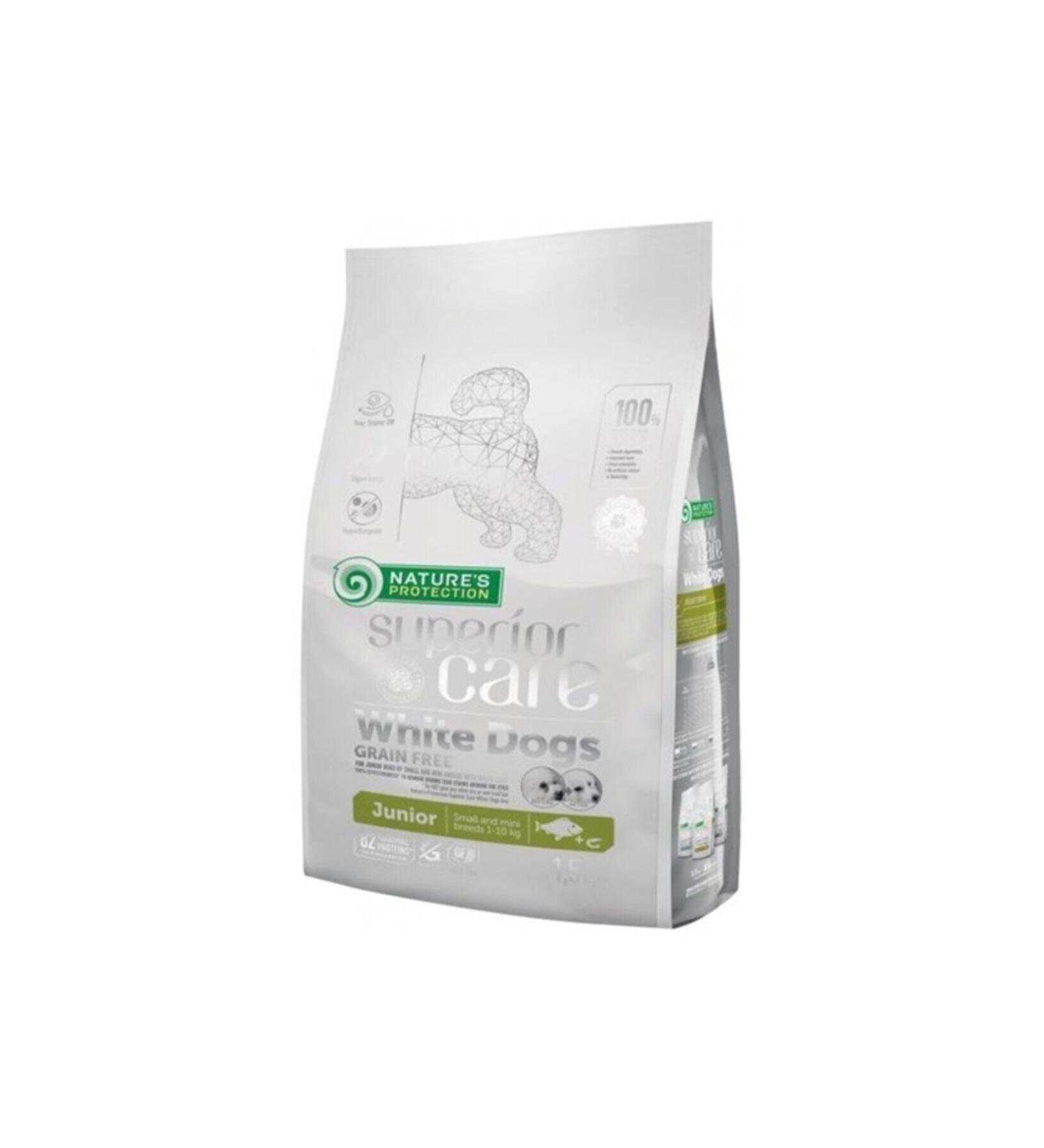 Nature's Protection Natures Protection Superior Care White Dogs Grain Free Salmon Junior All Breeds