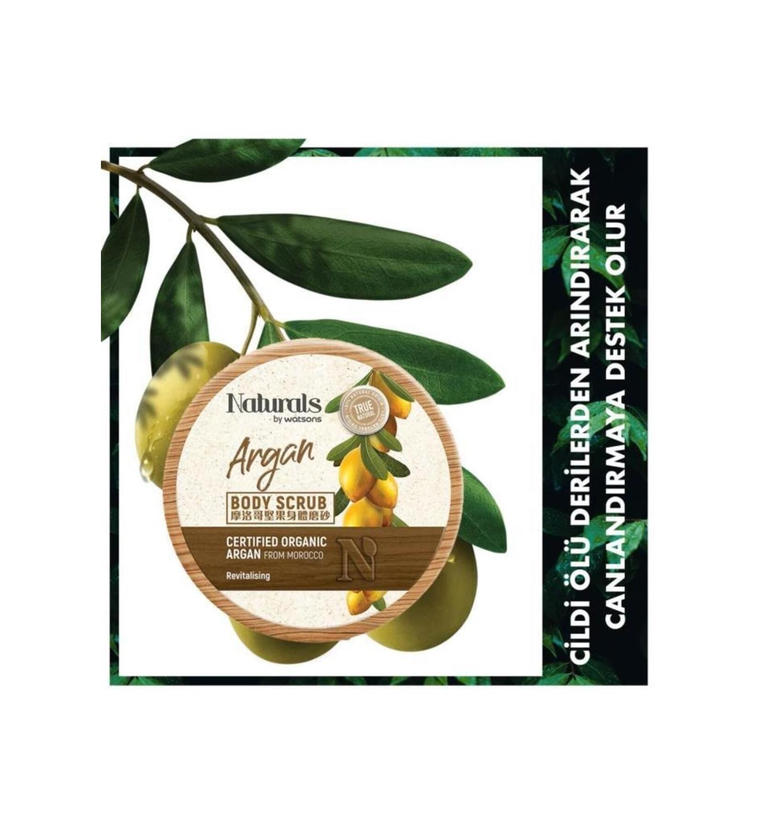 Naturals By Watsons Body Scrub Argan 200 gr