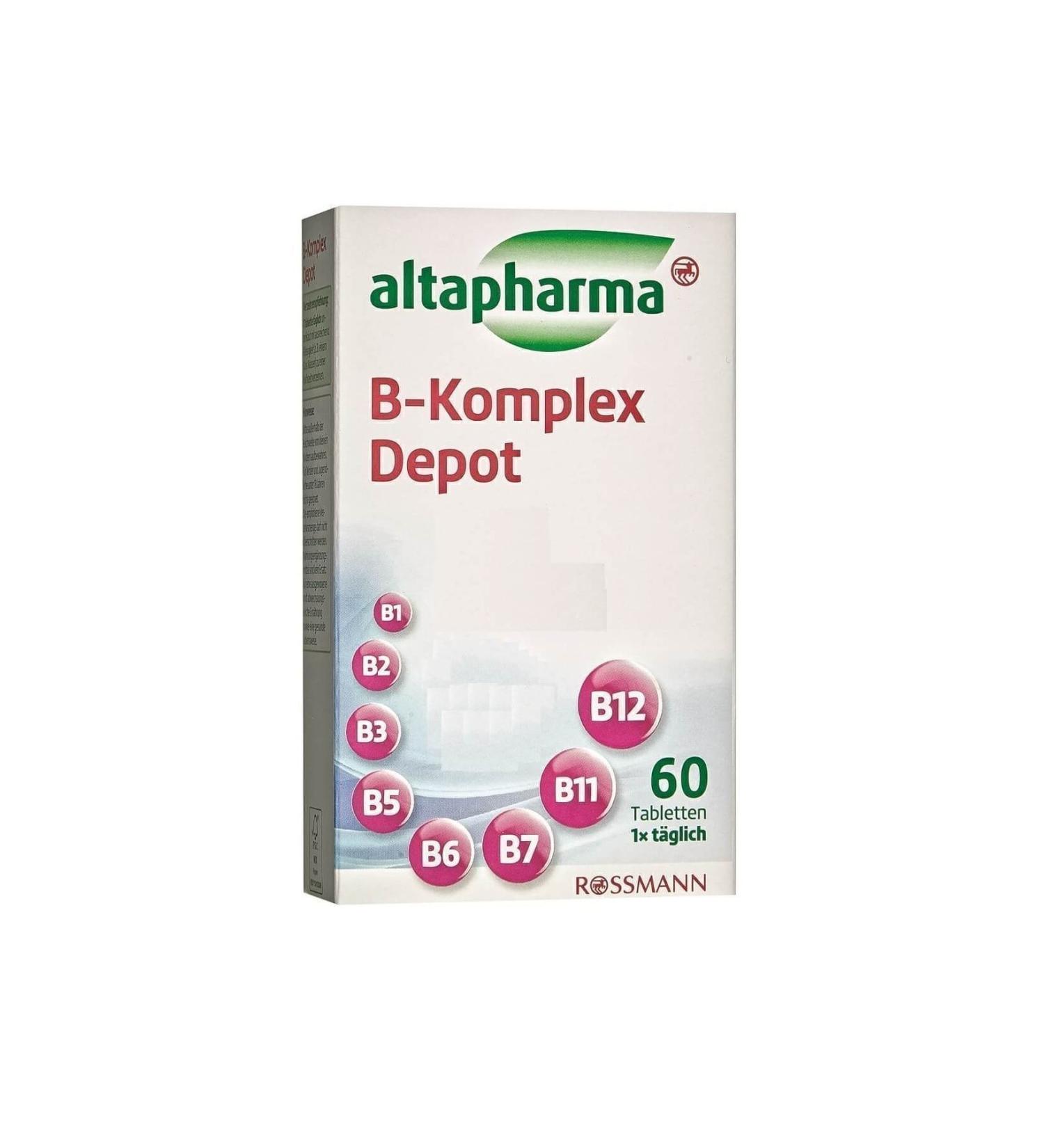 Altapharma Vitamin B Complex Tablets 60 Pieces