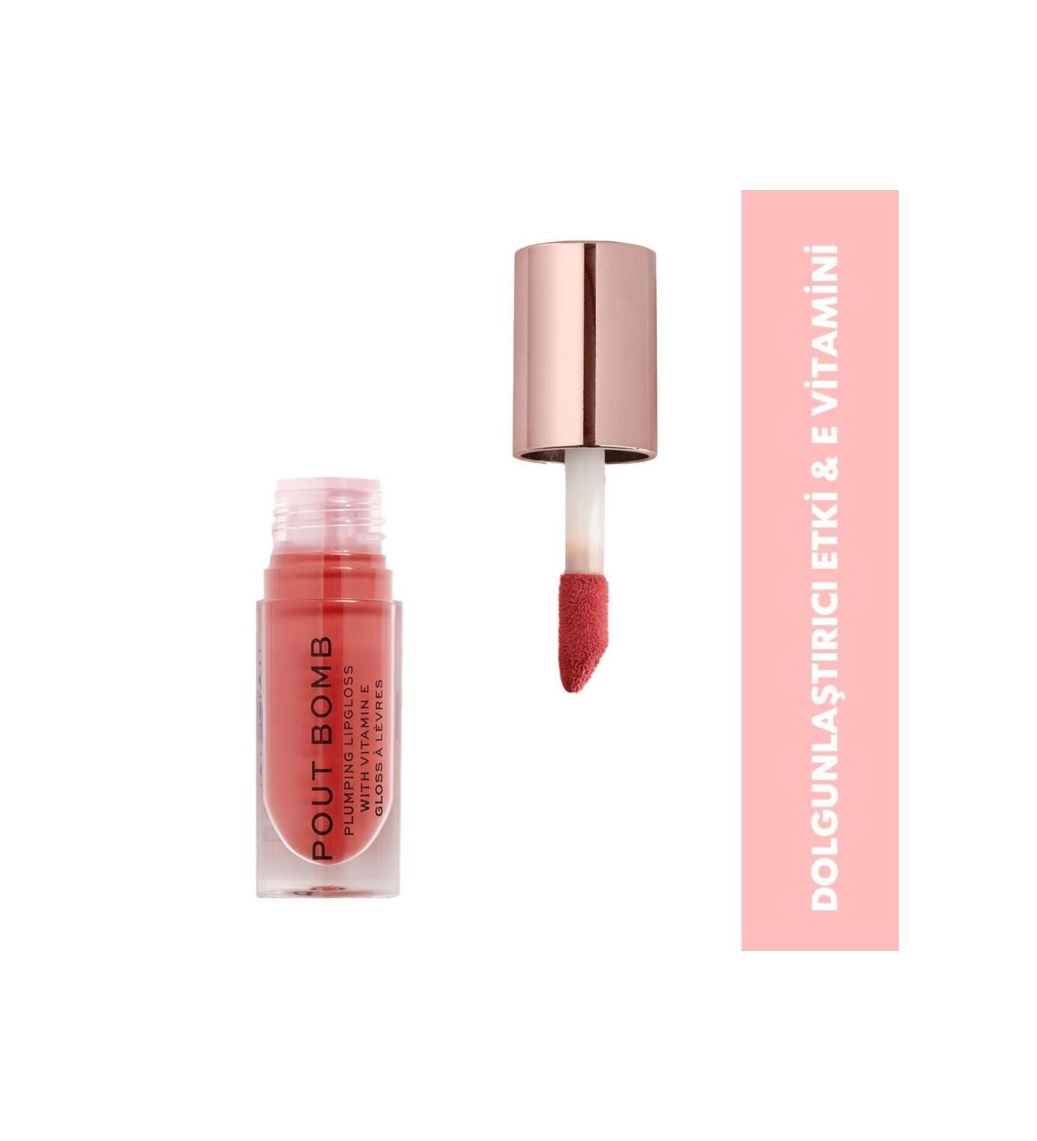 Revolution Pout Bomb Peach Glossy Plumper