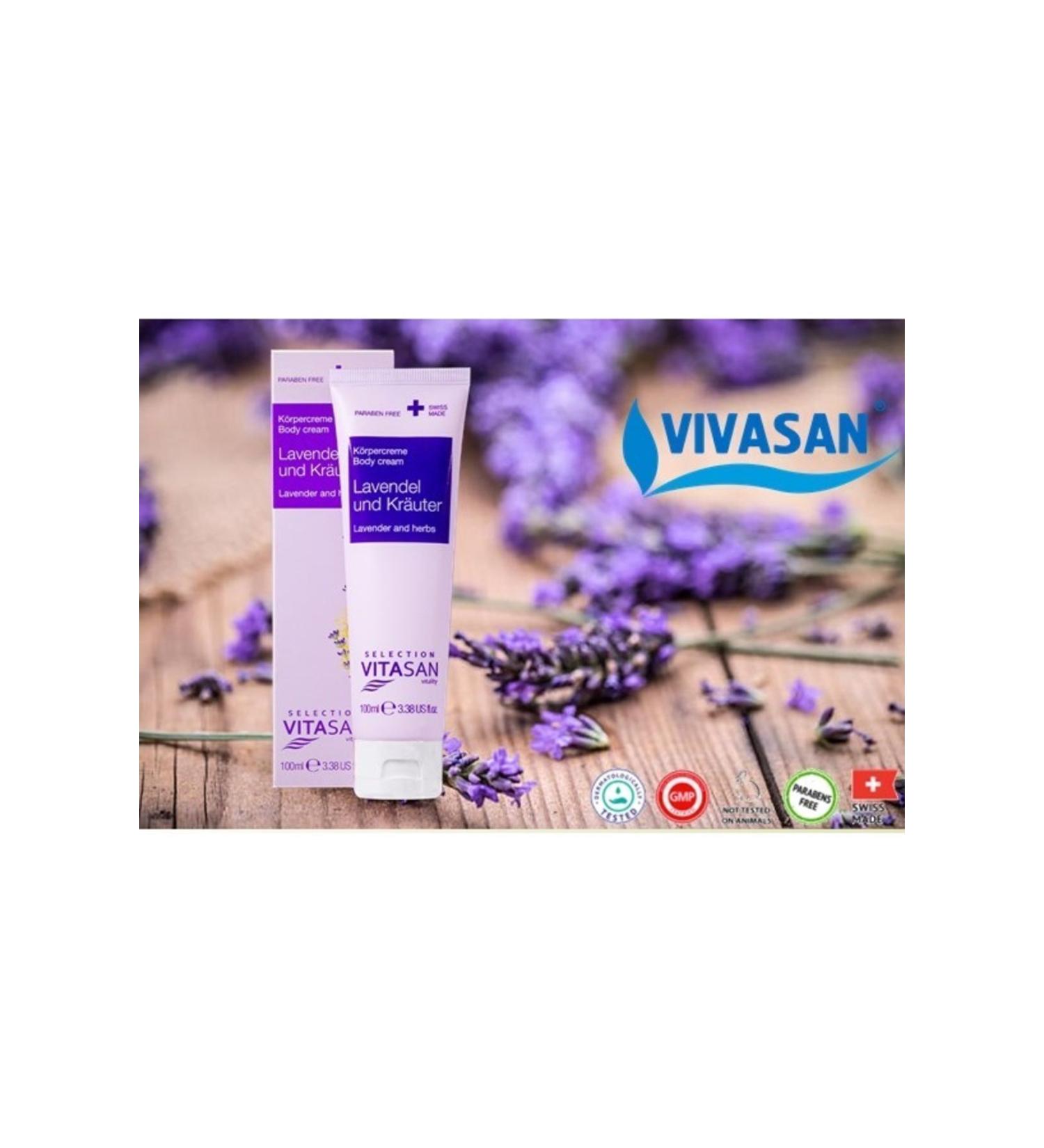 VIVASAN LAVENDER HERBAL BODY CREAM 100ML - Buy Online on GoSupps.com