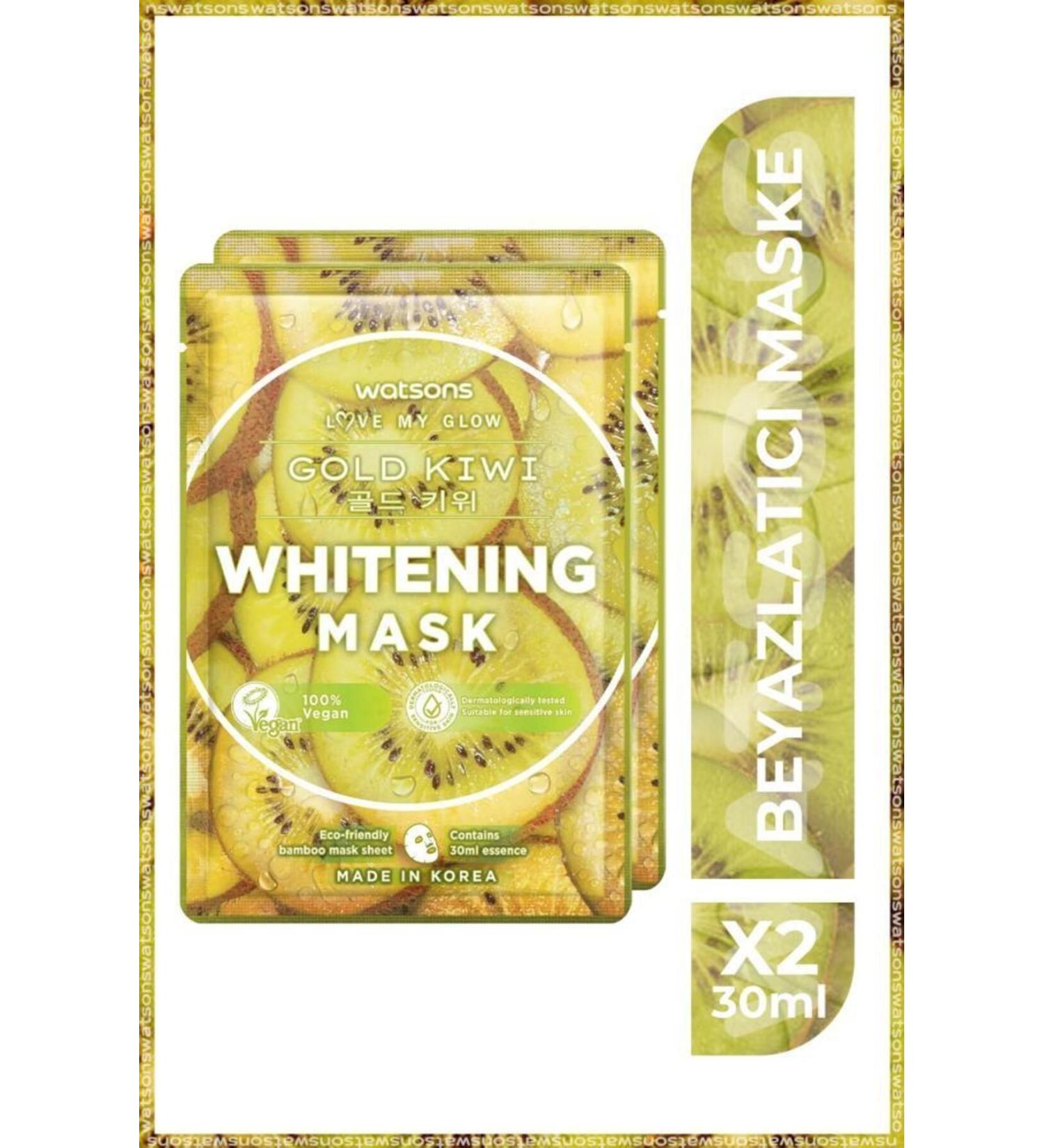 Watsons Fruity Mask Gold Kiwi Whitening Mask * 2 Pieces - Buy Online on GoSupps.com