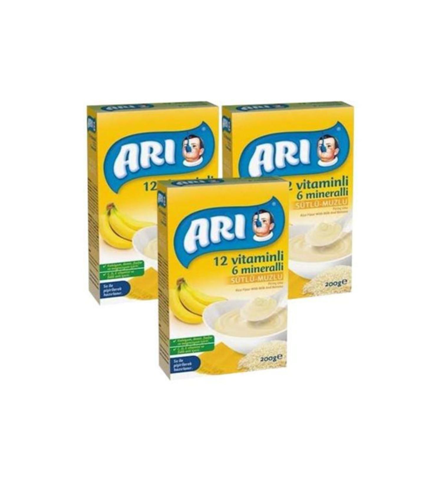 Bee Mama 200 gr Milk Banana Rice Flour 3 Pack