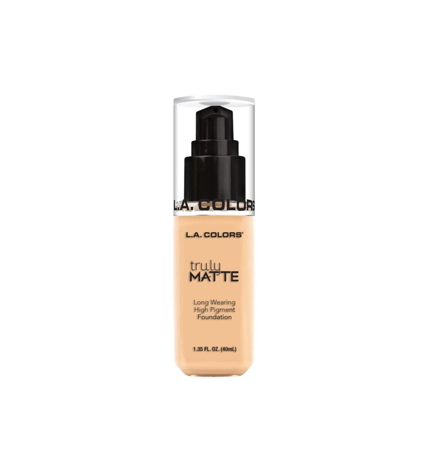 LA Colors La Colors Truly Matte Foundation-porcelain 40ml - Buy Online on GoSupps.com