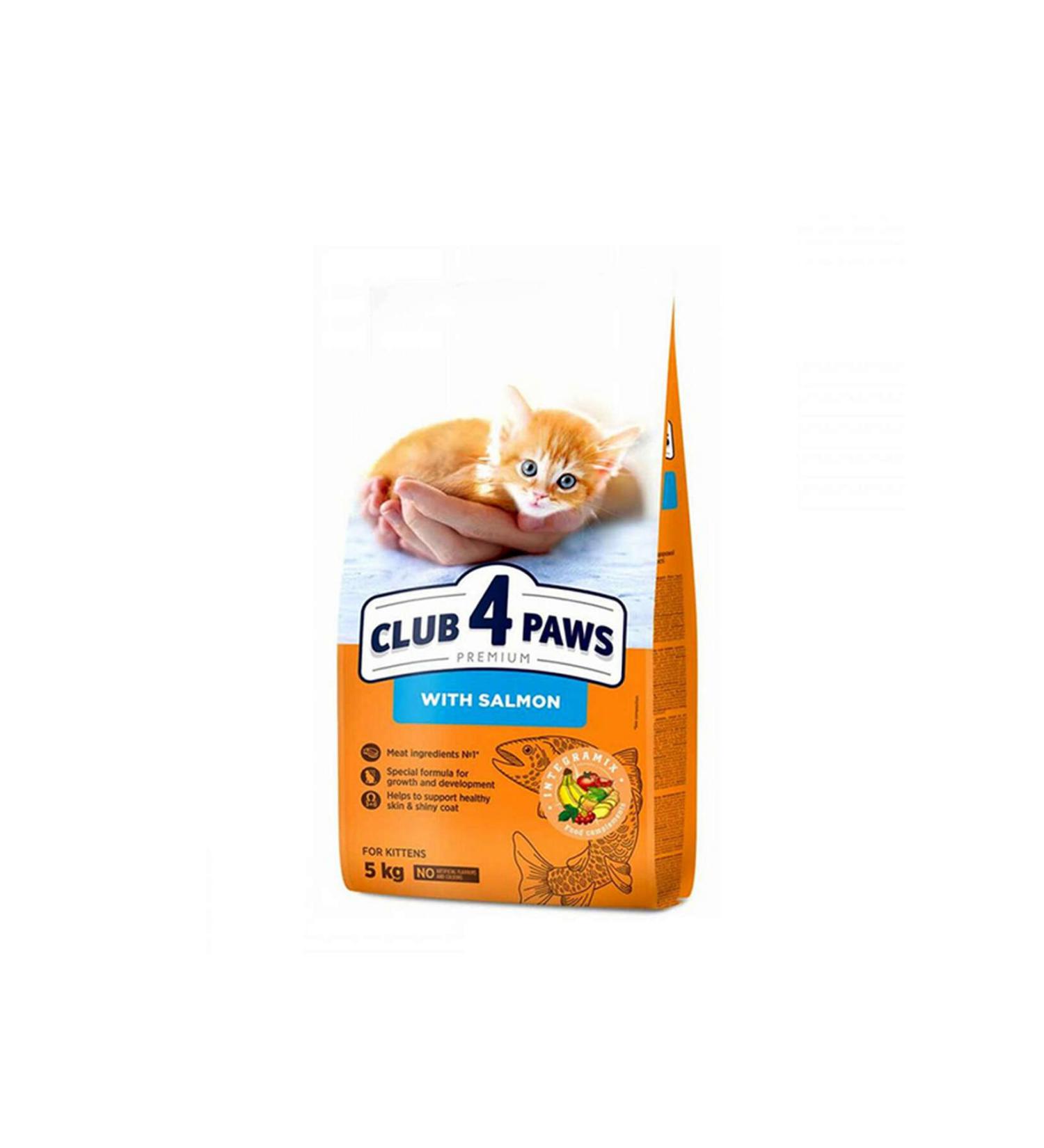 Club4Paws Premium Salmon Kitten Food 5Kg 492113