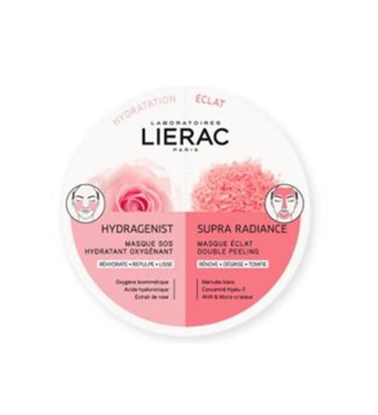 Lierac Hydragenist and Supra Radiance Mask 2 x 6 ml (SINGLE)