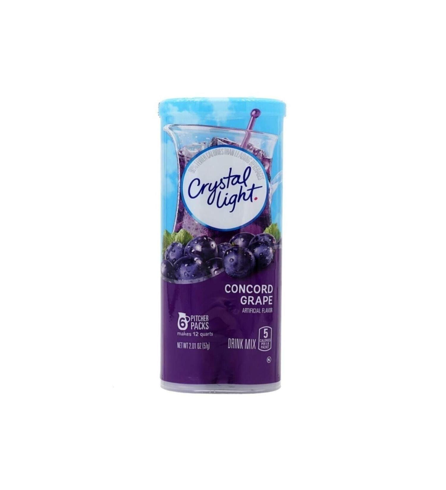 Crystal Light Concord Grape 6 Pack 57 gr