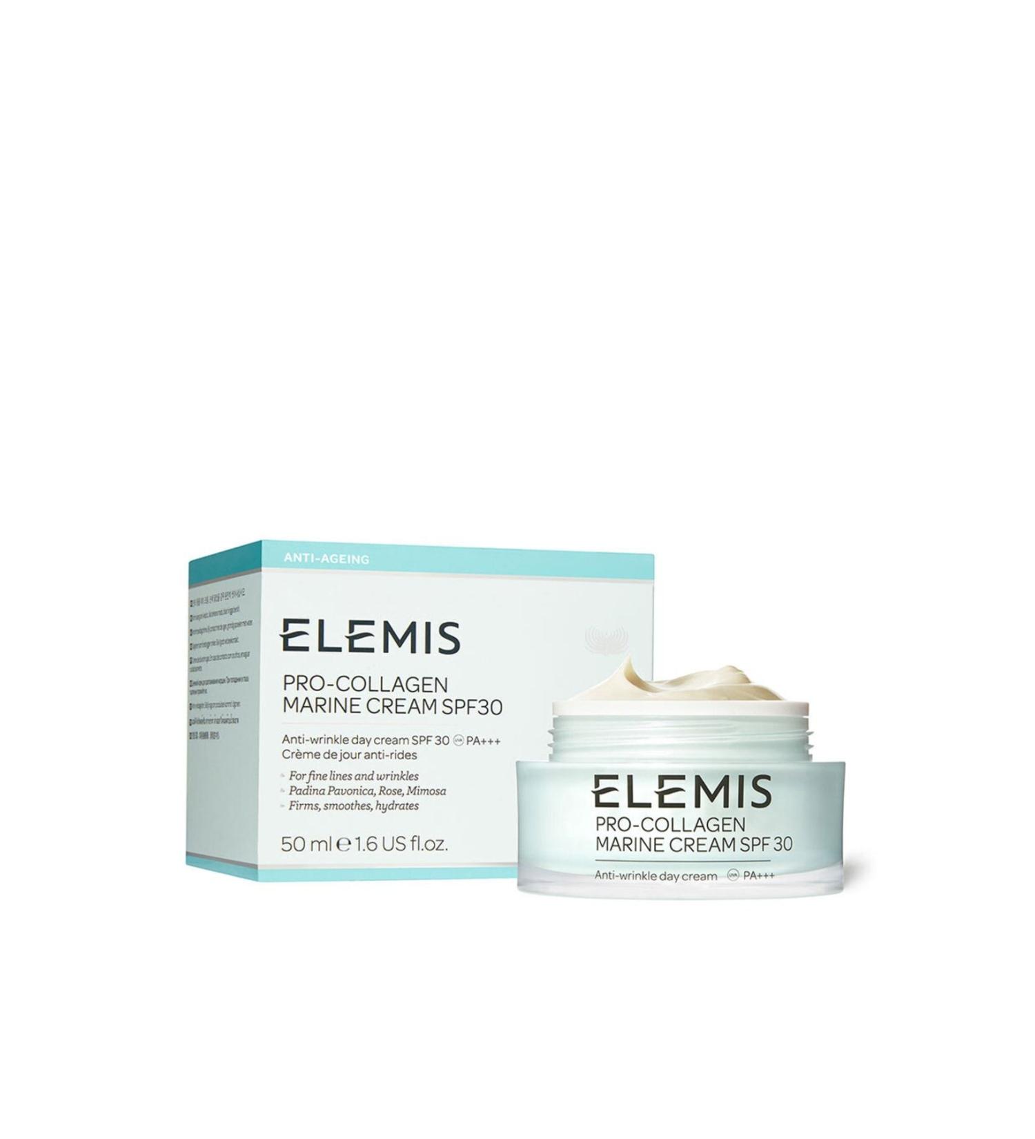 Elemis Pro-collagen Marine Cream Spf 30 Light Texture Anti-Wrinkle Day Moisturizer - Buy Online on GoSupps.com