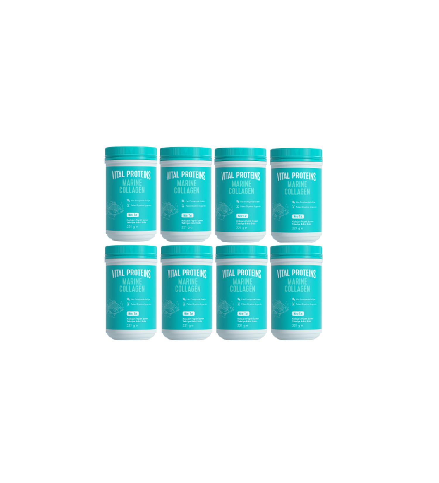 Vital Proteins 8'li Opportunity Nestle Marine Collagen Neutral Flavor 221 gr - Buy Online on GoSupps.com