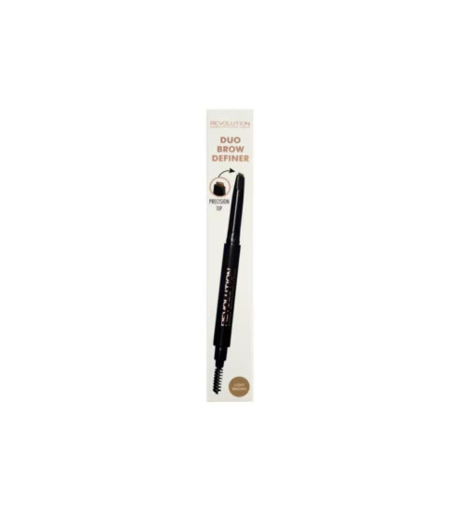 Revolution Duo Brow Pencil Light Brown