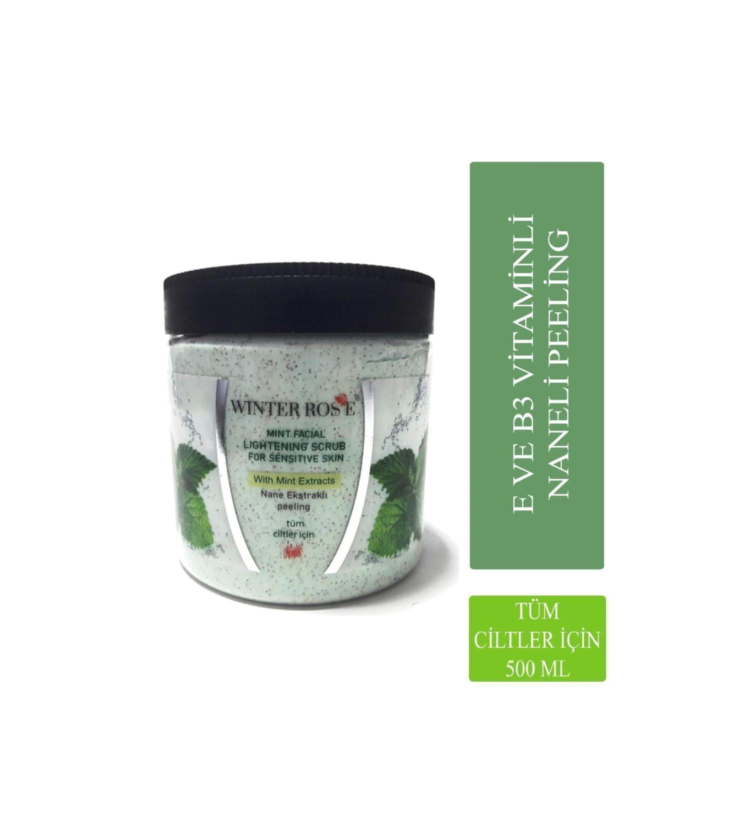 WINTER ROSE Rose Winter Peeling with Mint Extract for All Skin Types 500 gr