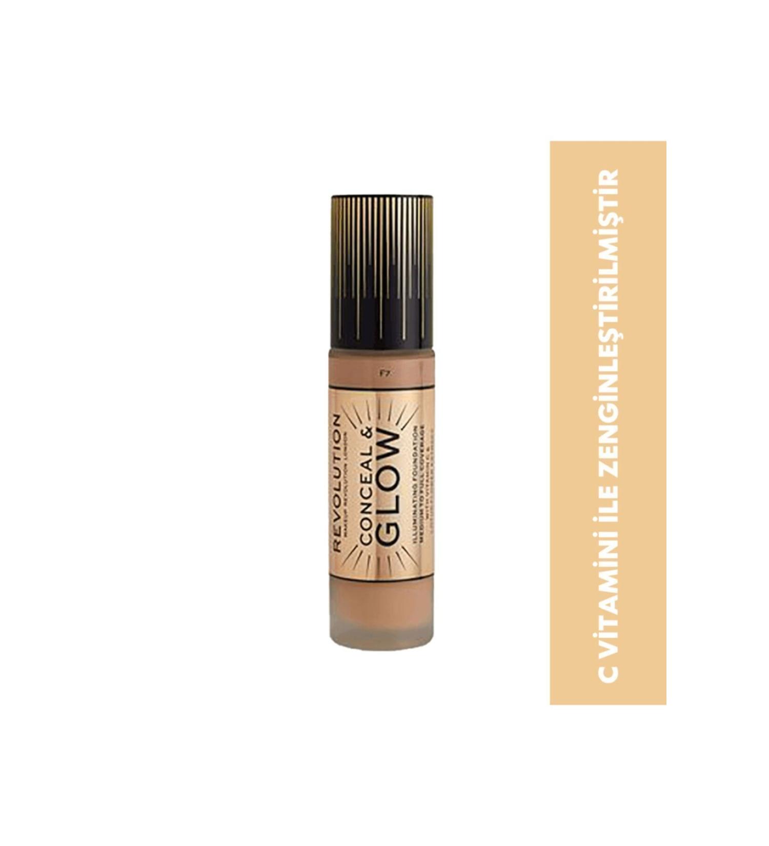 Revolution Conceal And Glow Foundation F7