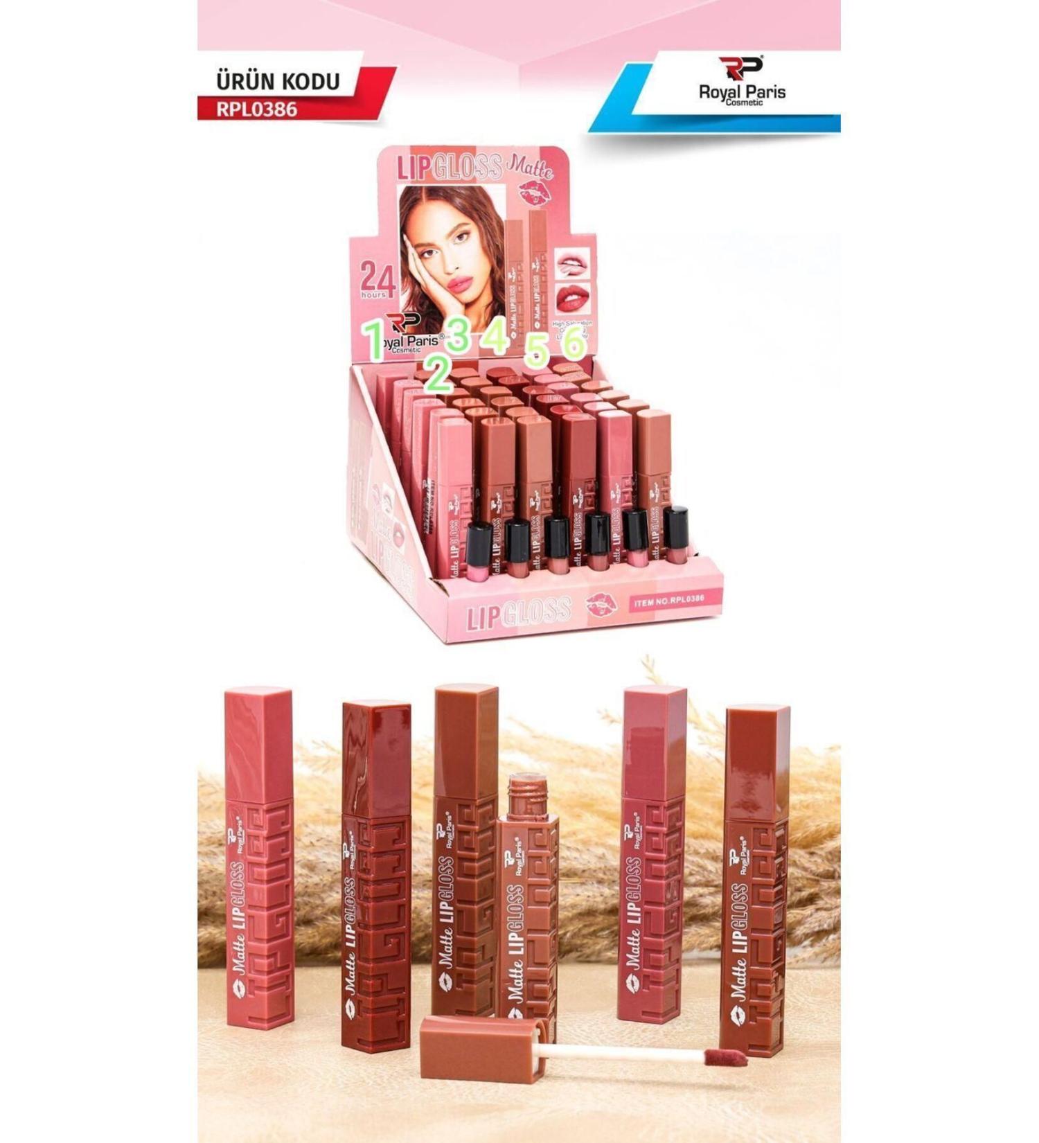 Royal paris Matte Lip Gloss Color 4