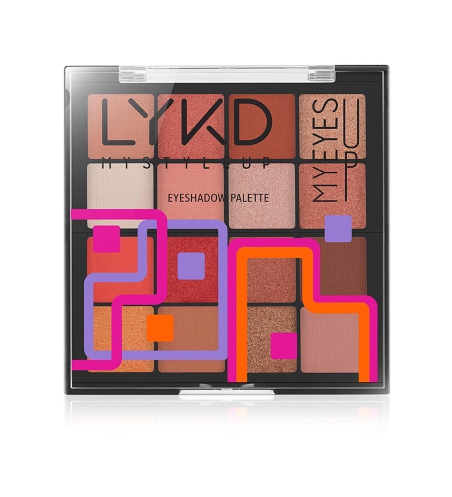 lykd Brand: 16 Eyeshadow Palette 300 Peachy Vibes Category: Eyeshadow - Buy Online on GoSupps.com
