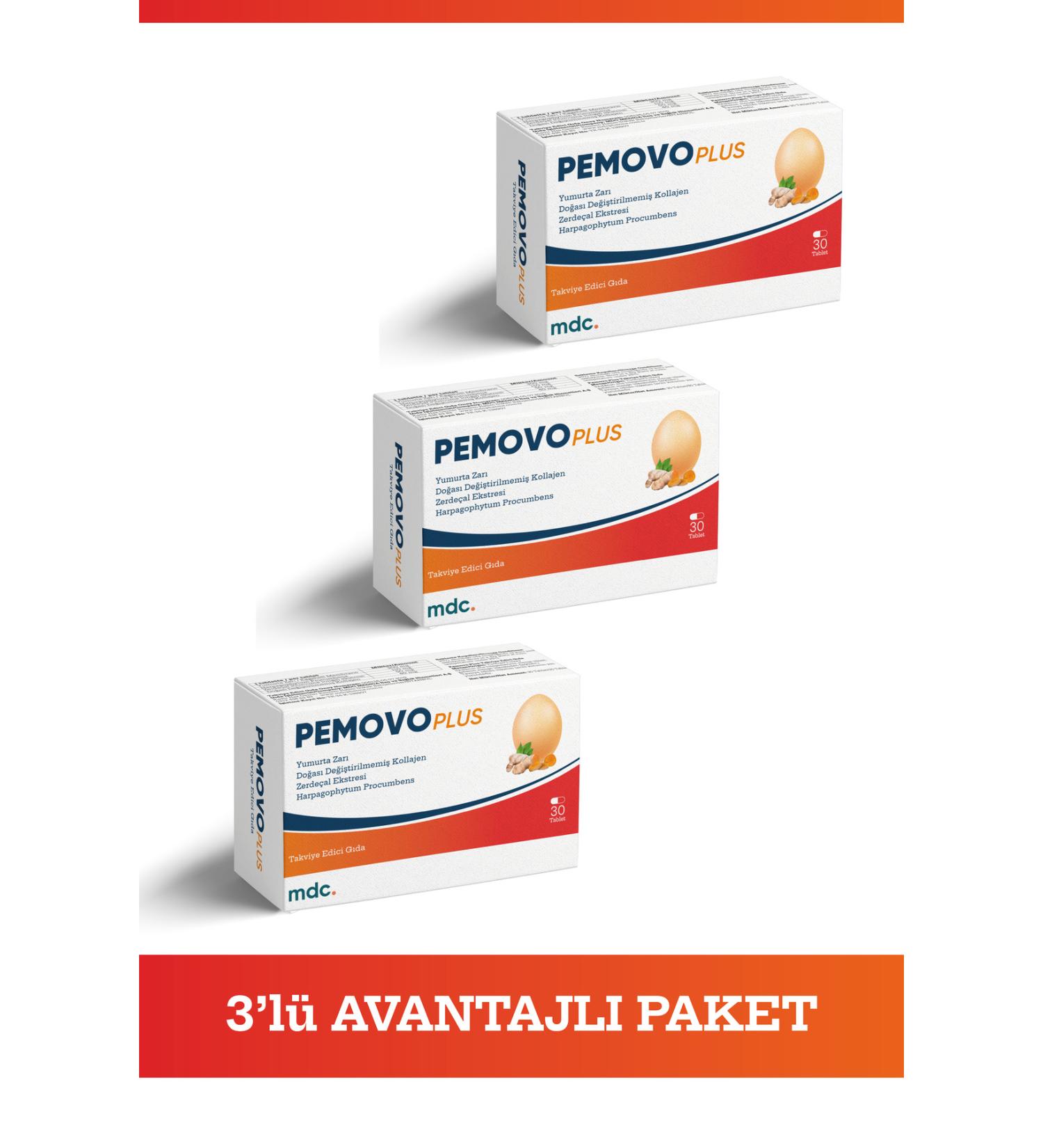 MDC Pemovo Plus 30 Tablets 3 Pack - Buy Online on GoSupps.com