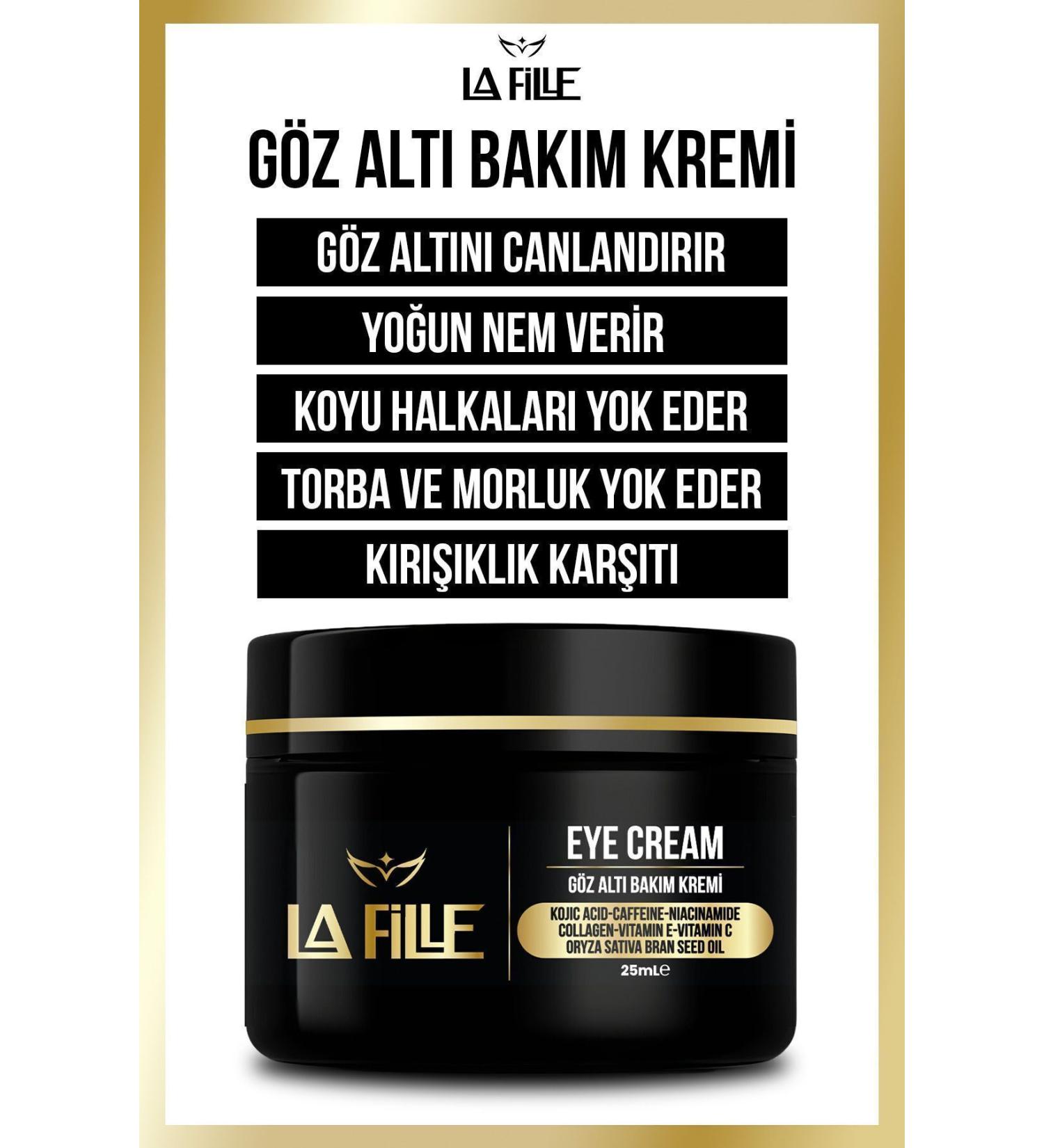 LAF LLE Under Eye Bags Dark Circles & Anti-Wrinkle Revitalizing Under Eye Cream 25ml - Buy Online on GoSupps.com