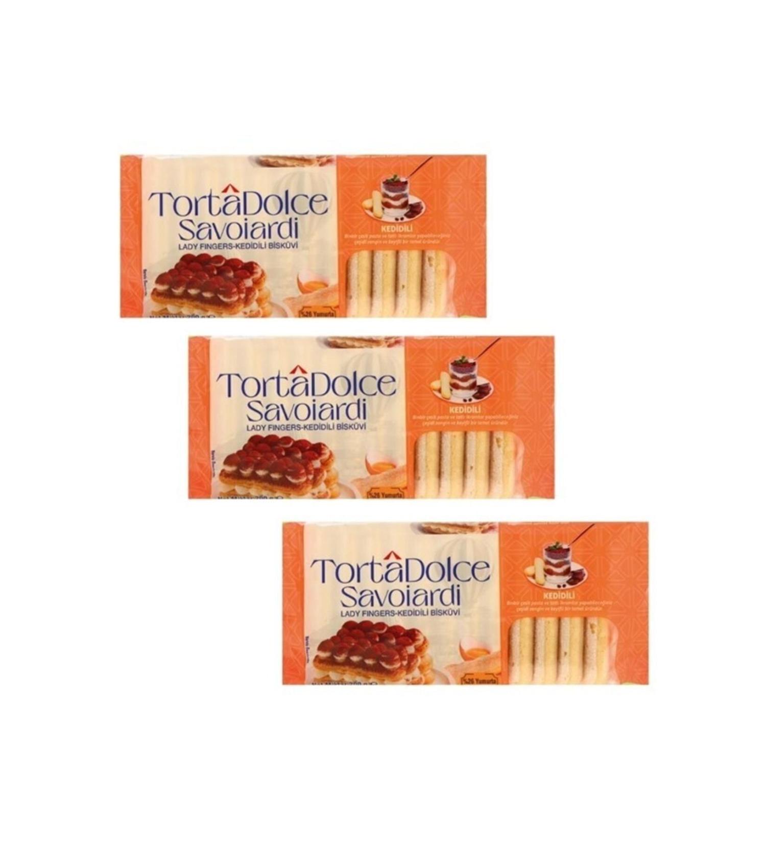 Anneburaya Tortadolce Savoiardi Cat Tongue 200 Gr (3 Pieces)