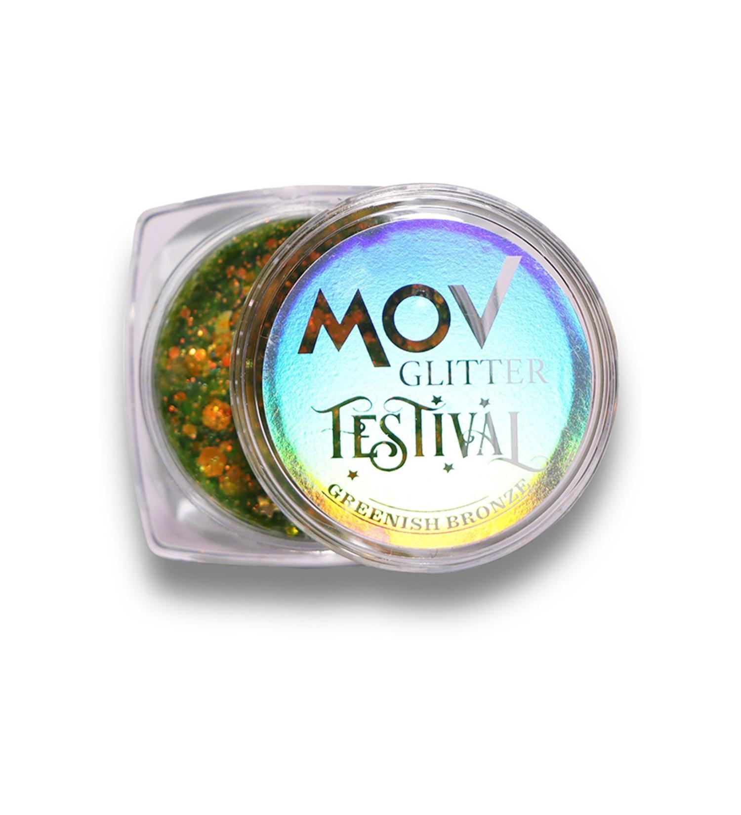 mov Cream Glitter Festival No:4 Greenish Bronze