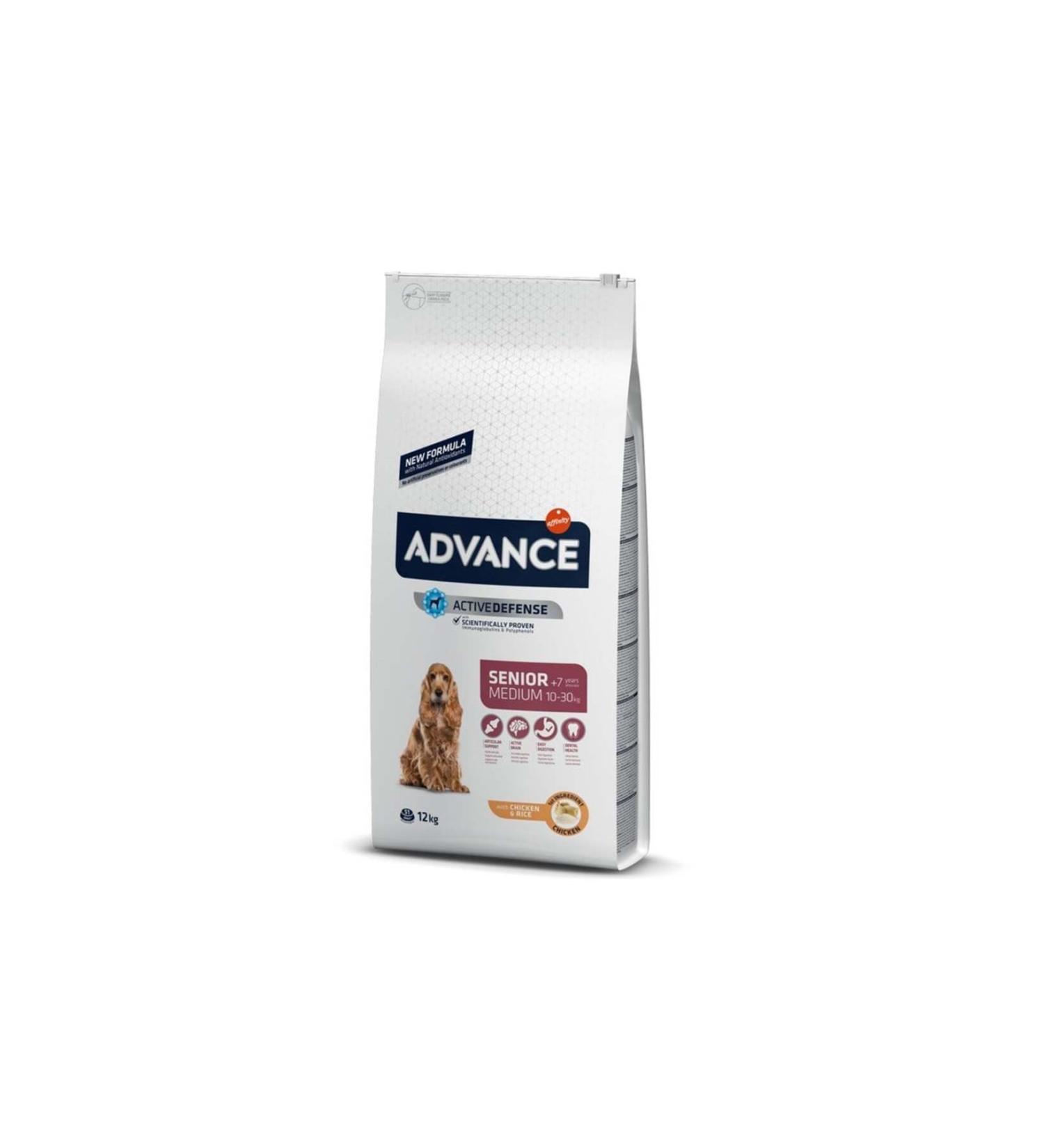 Advance Chicken and Rice Medium Breed Senior Dog Food 12 Kg