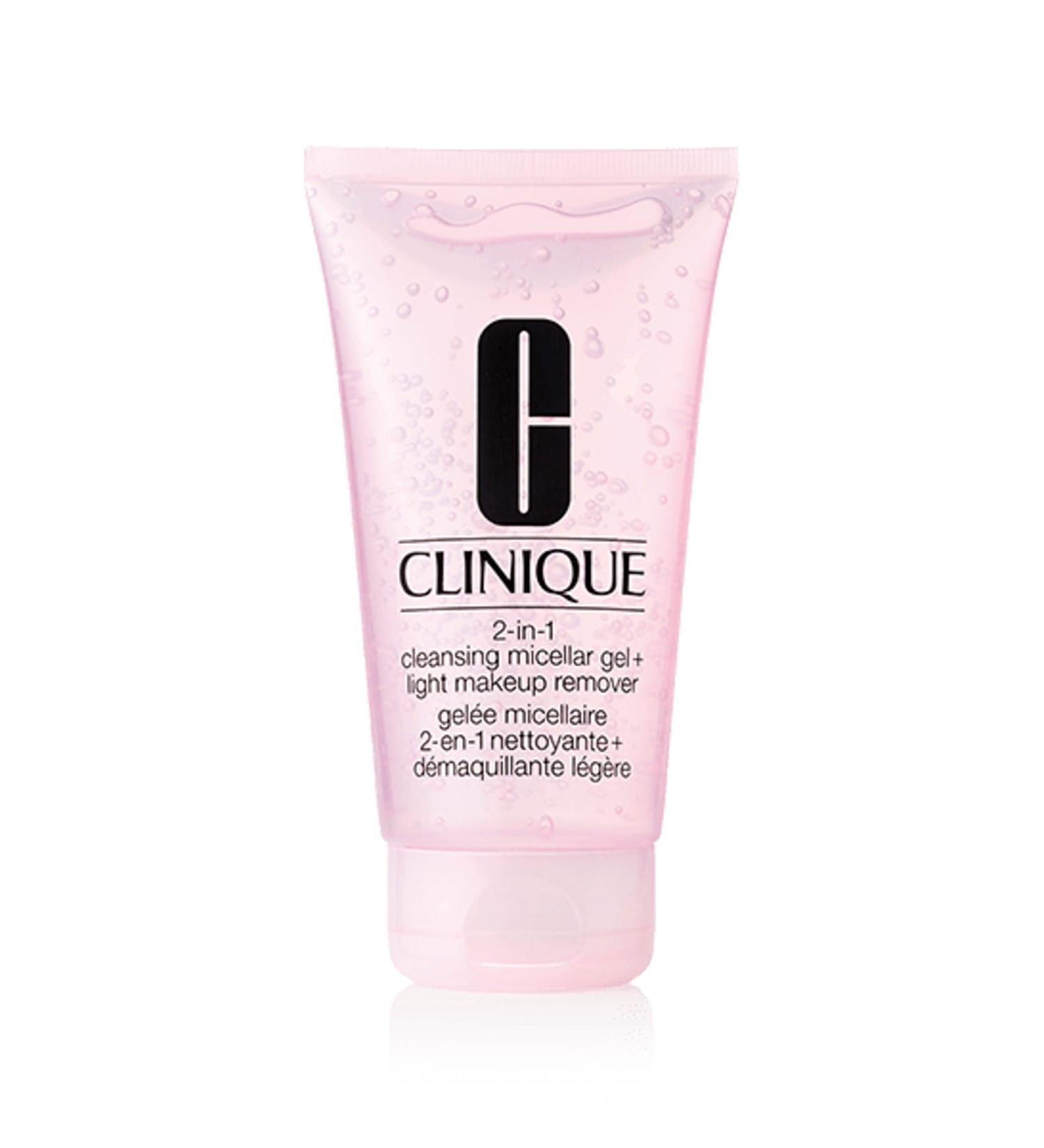 Clinique Make-up Remover - 2 in 1 Cleansing Micellar Gel & Light Make-up Remover 150 ml 020714896447