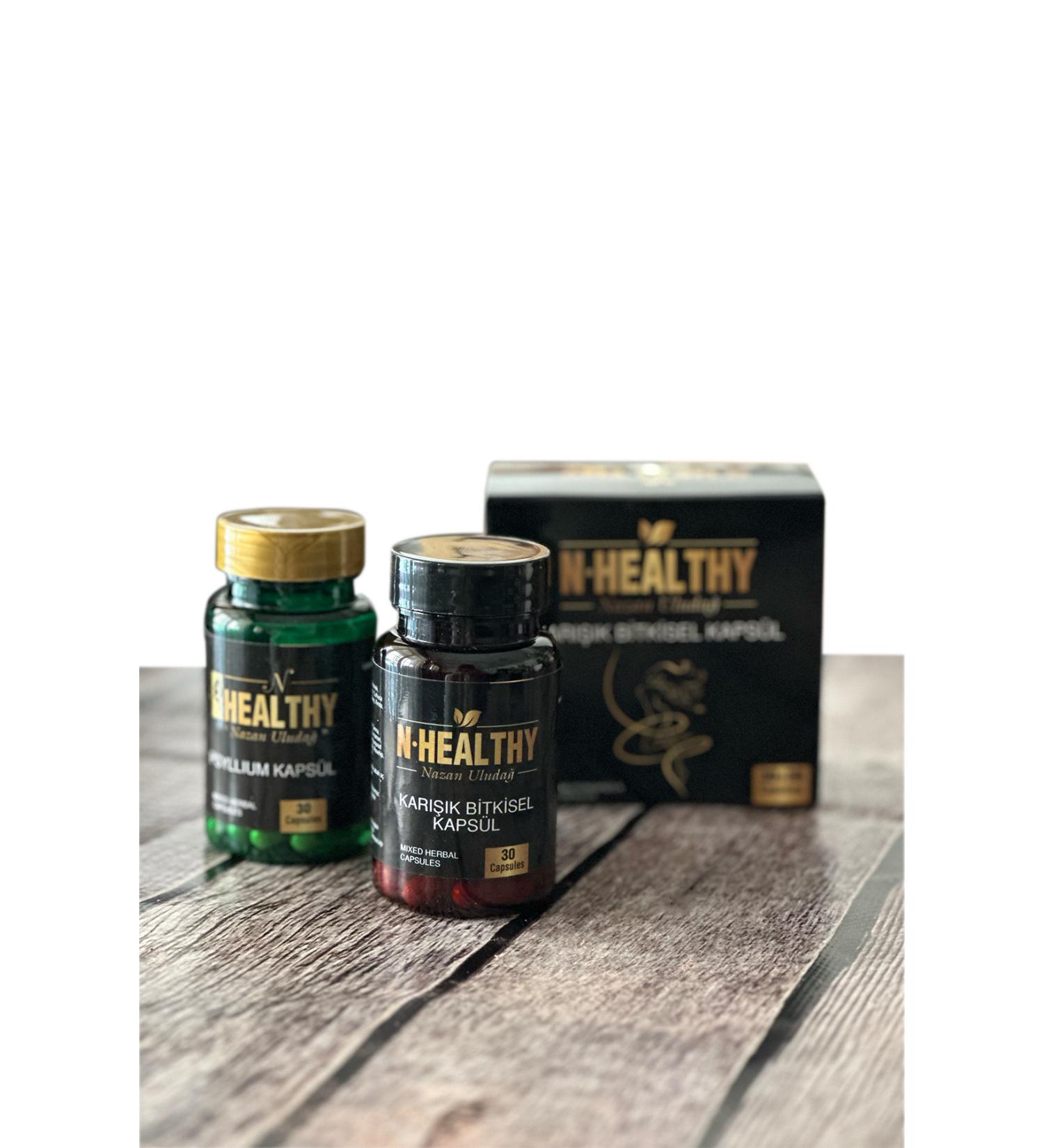 NHealthy Psyllium Detox Supporting Tea Capsule - Buy Online on GoSupps.com