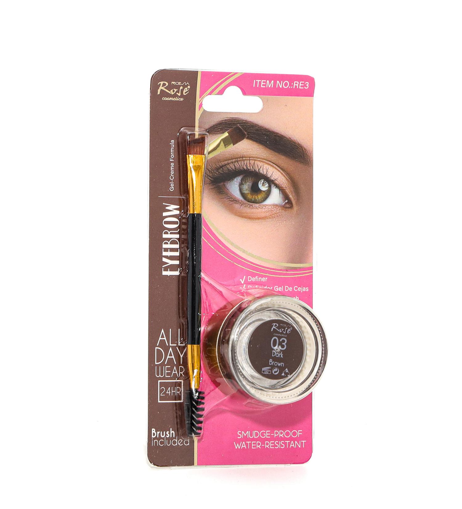 Roesia Rose Cosmetics Rose Single Cream Eyebrow Gel & Eyebrow Gel Creme Formula