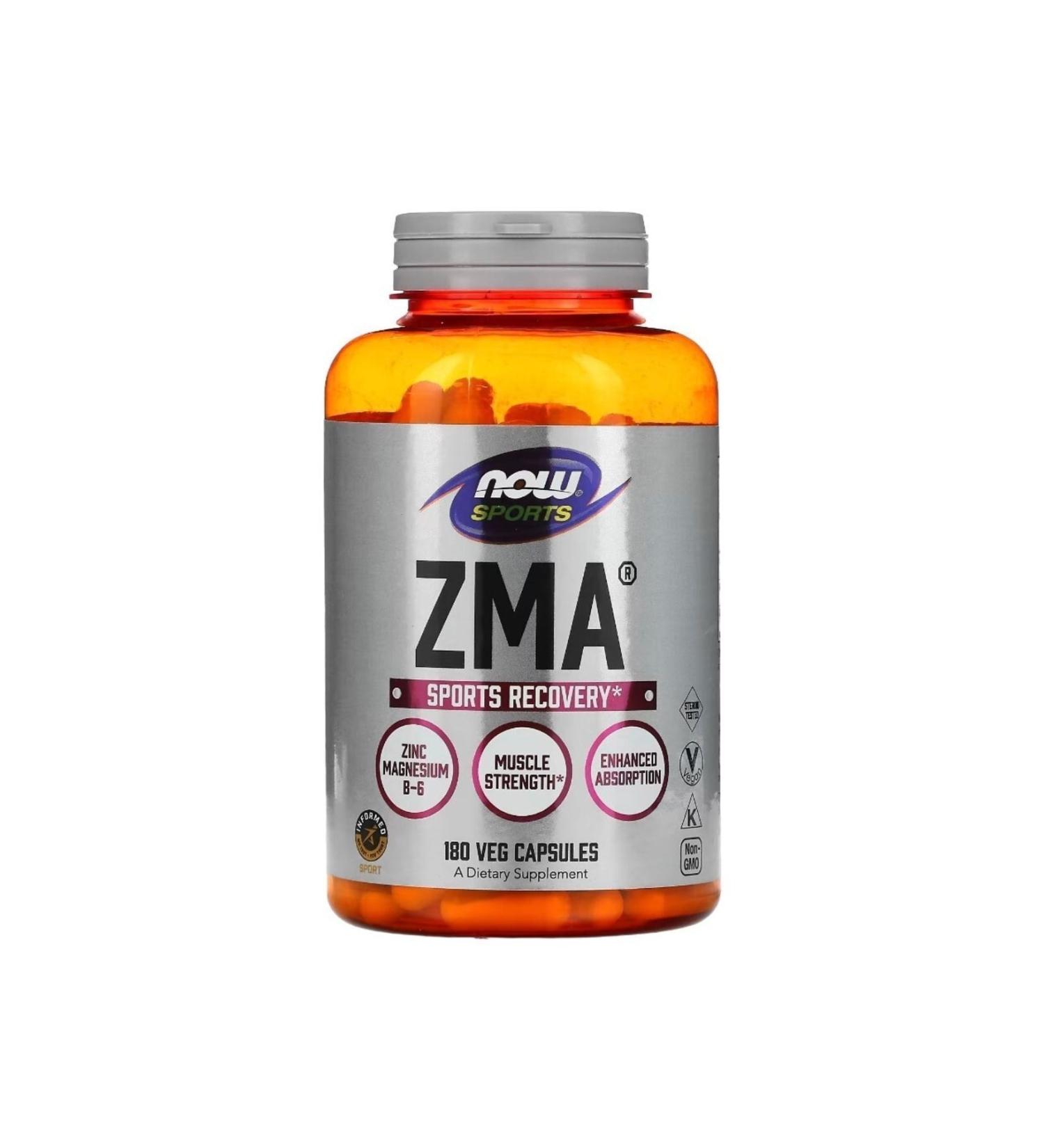 Now Foods Sport Zma Sports Recovery 180 Veg Capsules