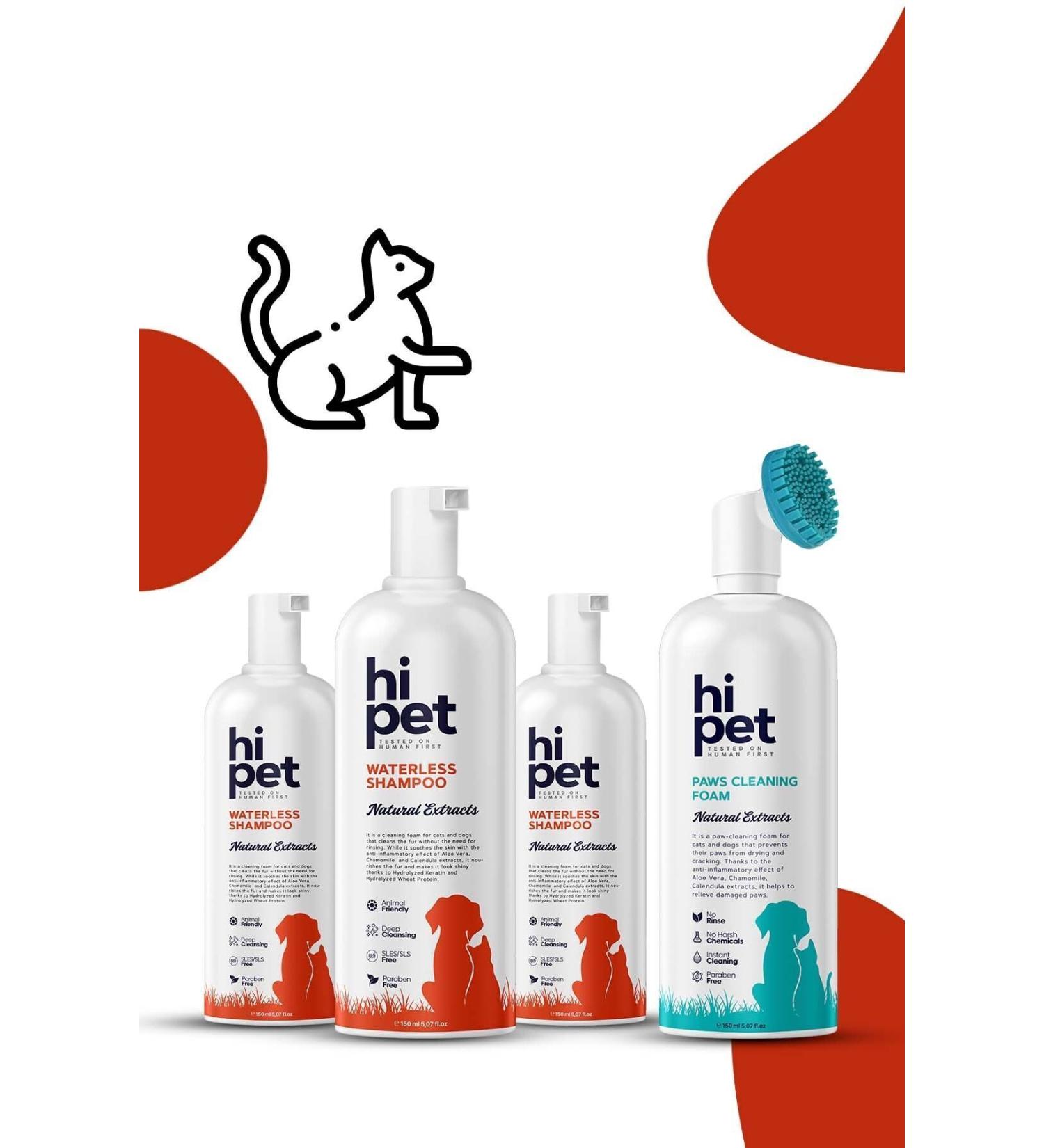 HiPet Ultra Cat Waterless Cleaning Set