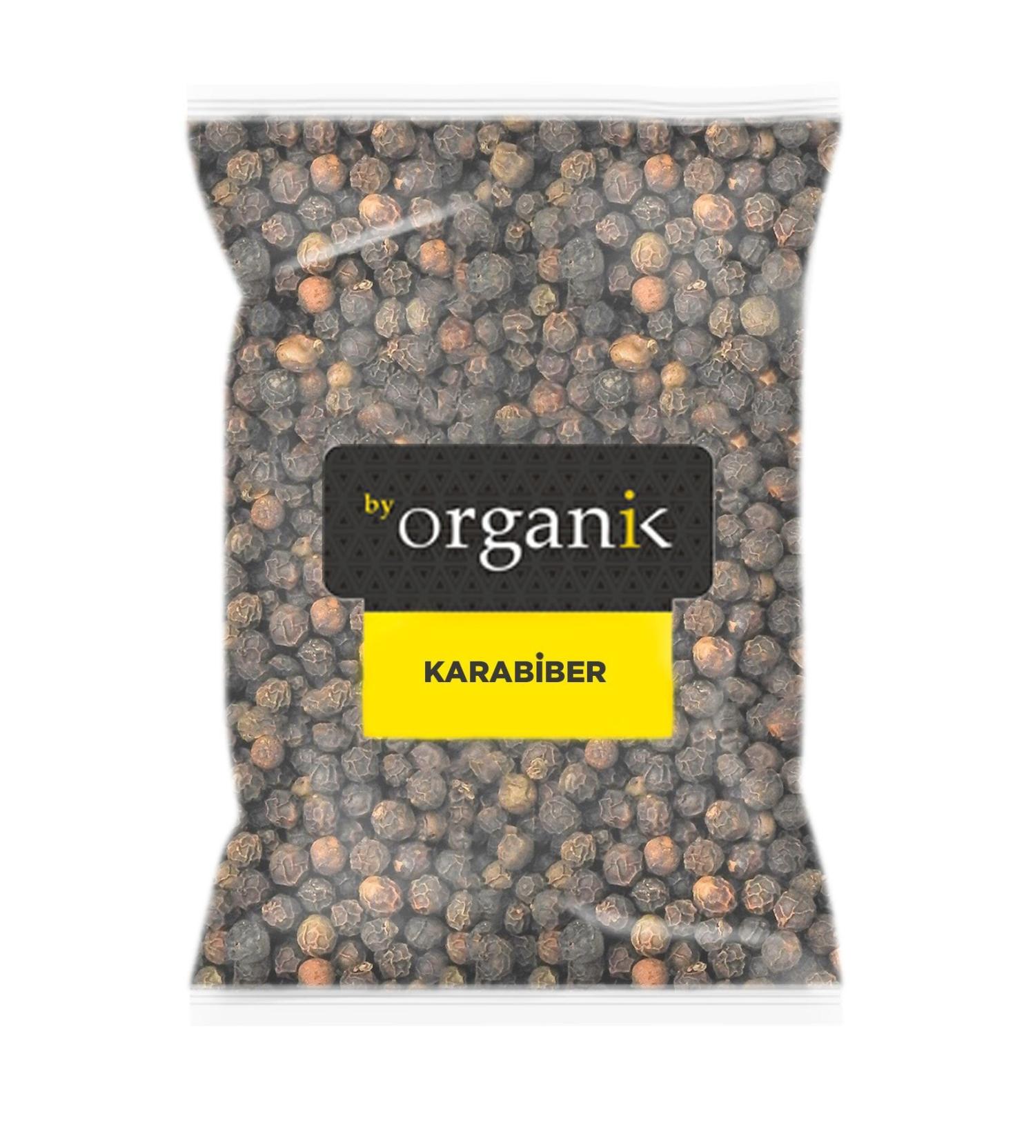 BY ORGANIC Black Pepper Grain 250 gr (Sifted Additive-Free Coarse Grained)