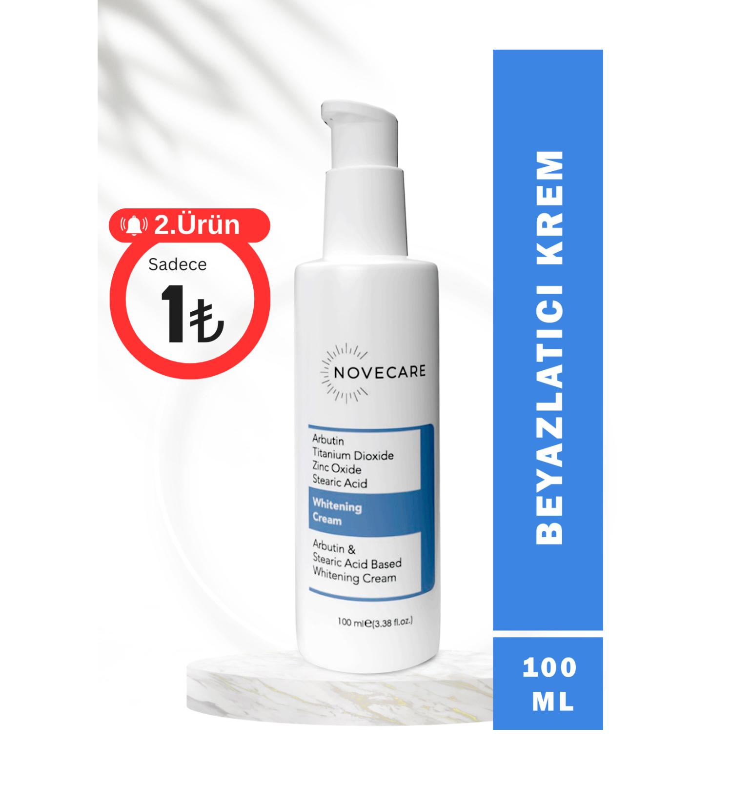 NOVECARE Skin Whitening Brightening Anti-Spot Cream with Glutathione Collagen Niacinamide & Kojic Acid 100ml - Buy Online on GoSupps.com