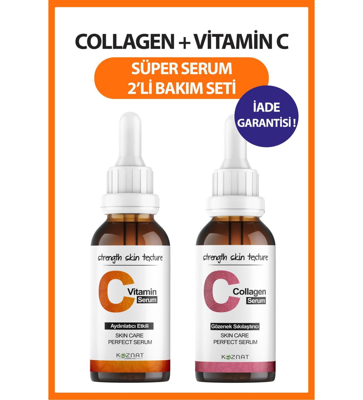 Koznat Vitamin C Collagen 2 Serum Package - Buy Online on GoSupps.com