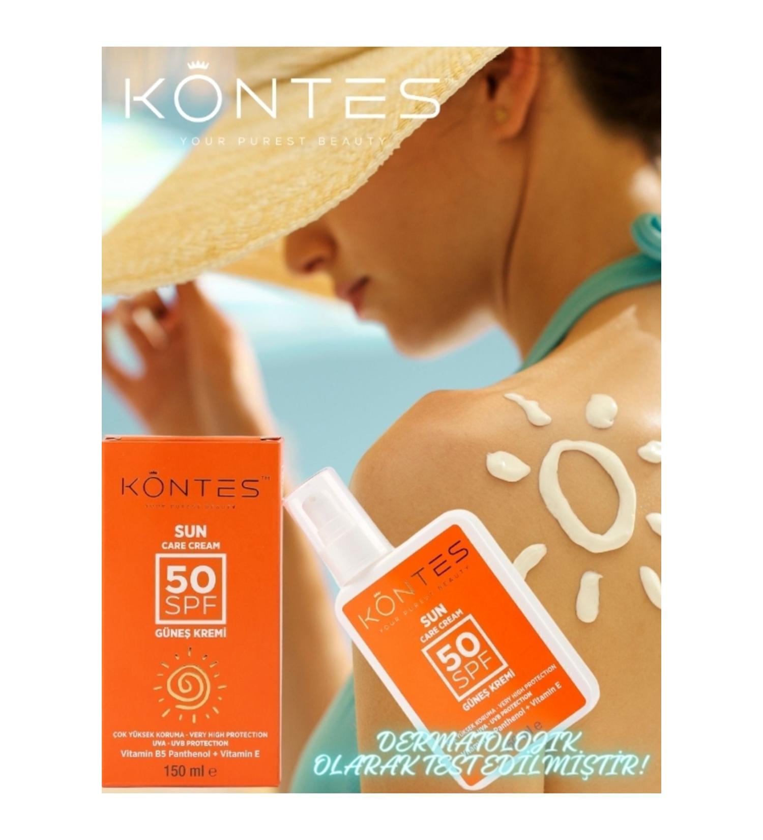 Kontes SUN CARE CREAM / VERY HIGH PROTECTION UVA / UVB SPF 50 - Buy Online on GoSupps.com