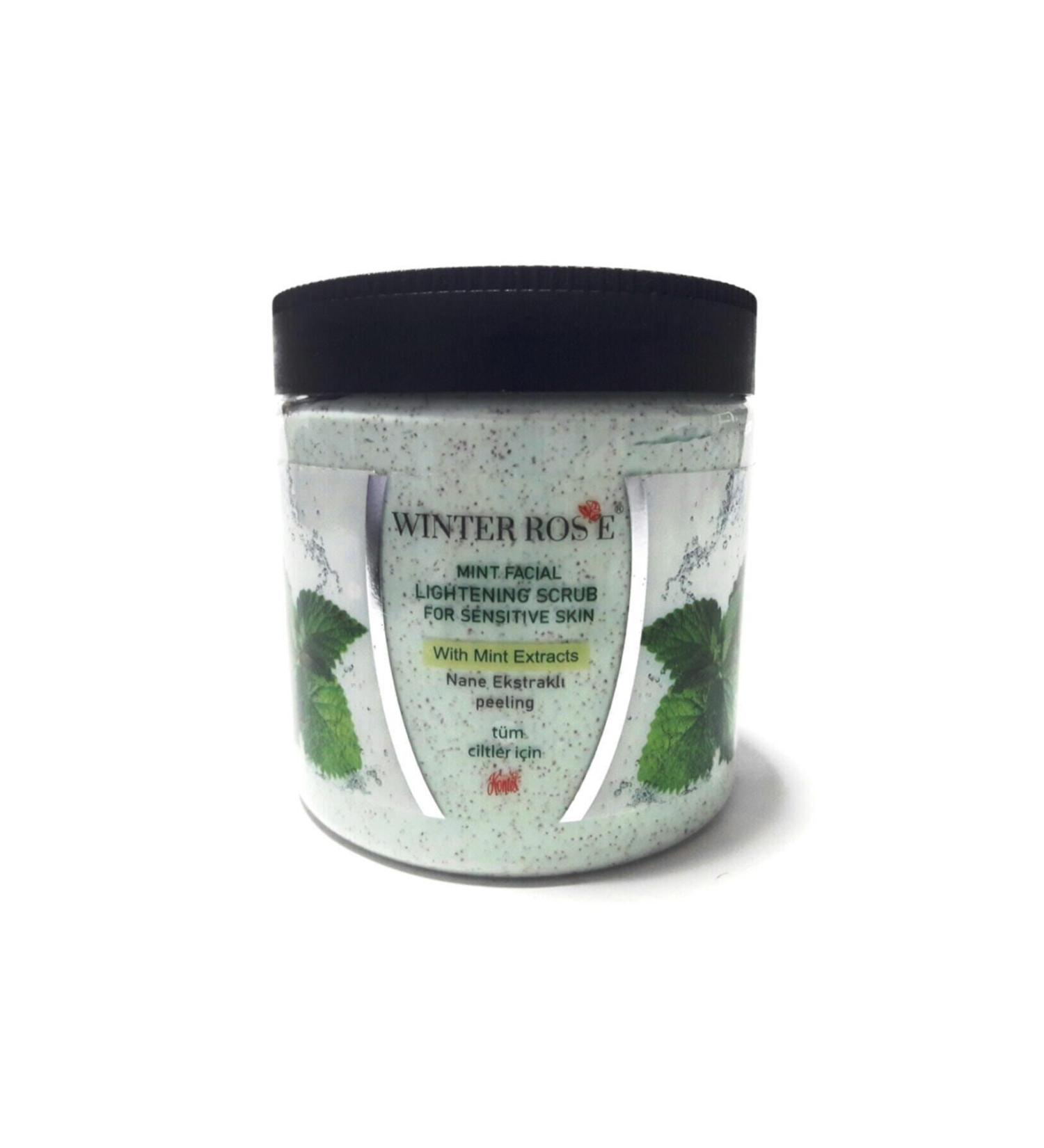 Rose Winter Peeling with Mint Extract for All Skin Types 500 Gr