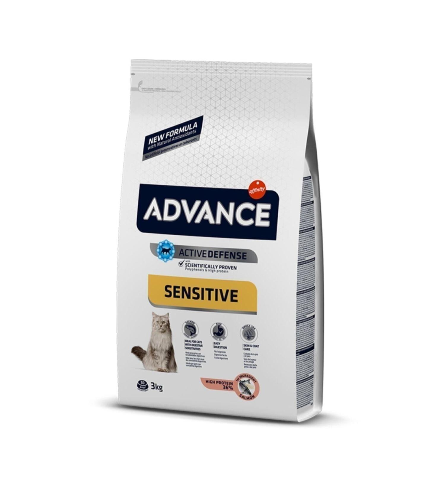 Advance Adult Cat Food with Salmon 3 Kg