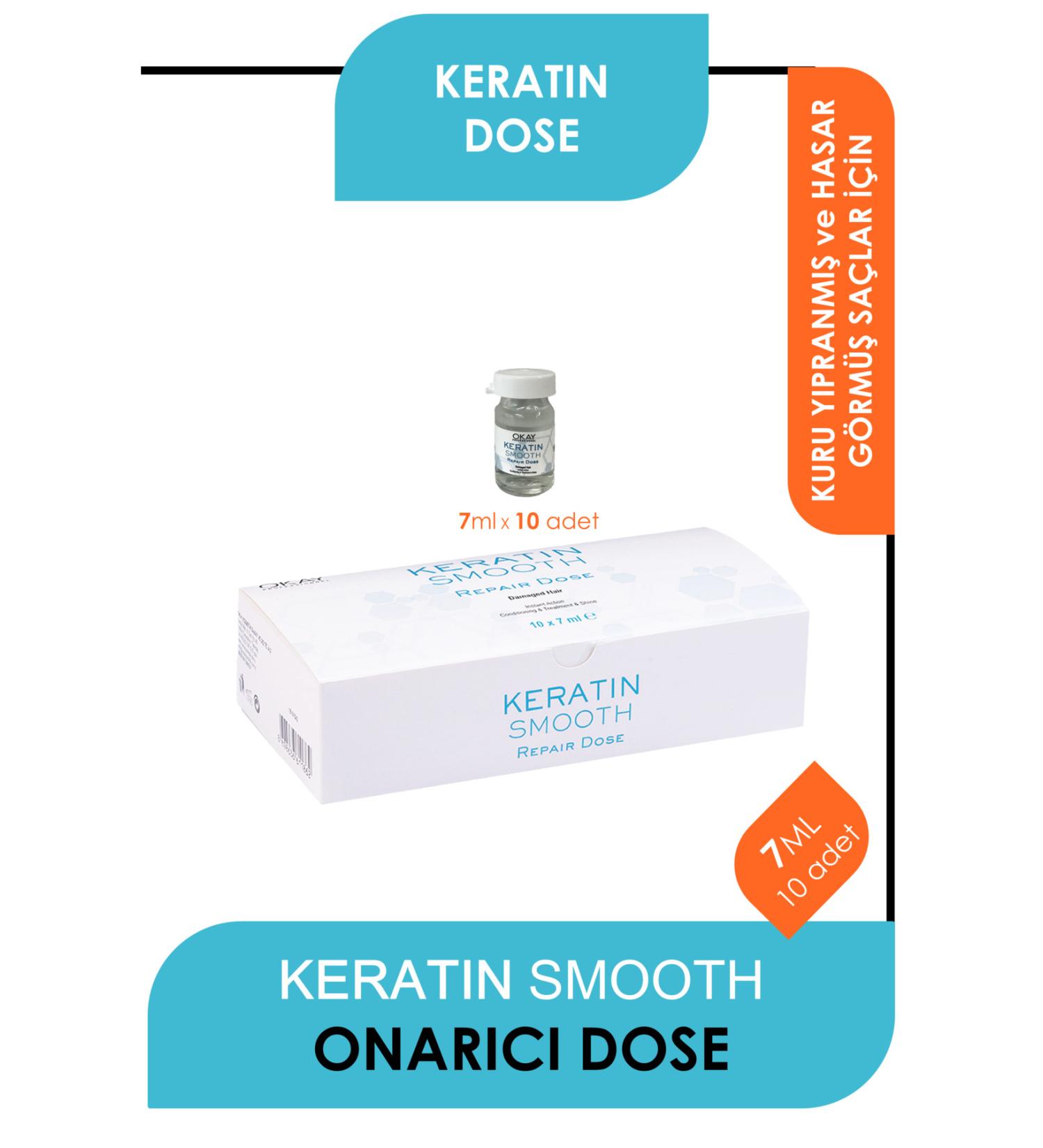 Okay Keratin Smooth Repair Dose 10*7