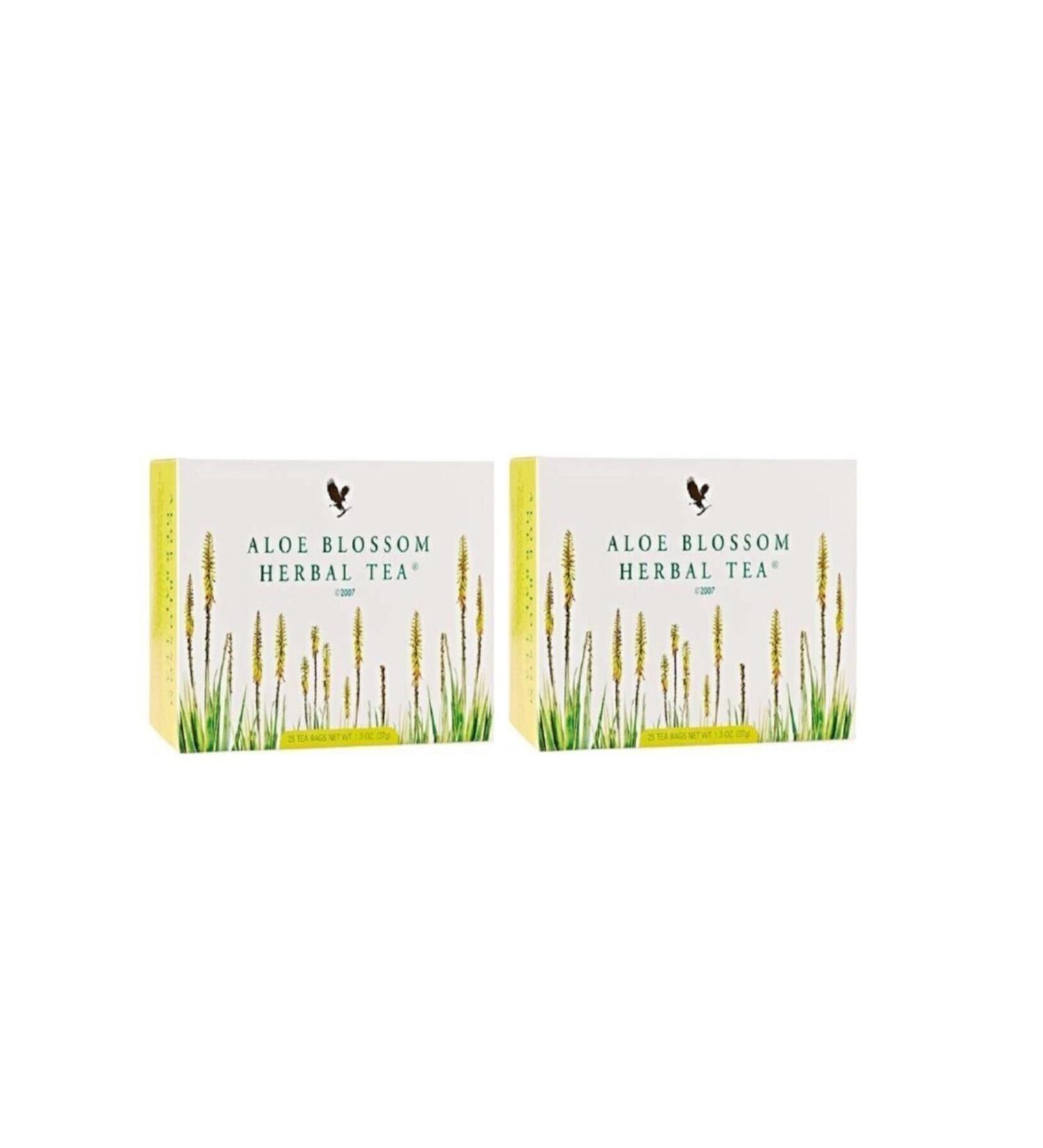 Forever 2 Aloe Blossom Herbal Tea 25 Bags - Buy Online on GoSupps.com