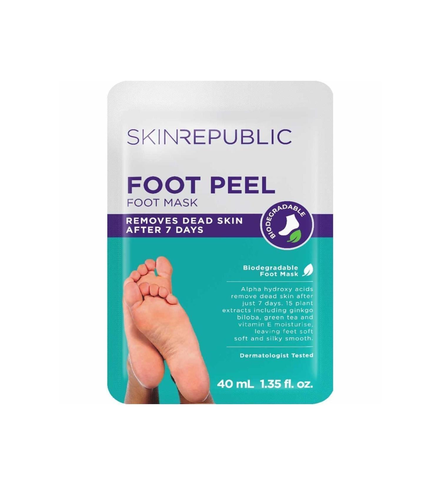 Skin Republic Peeling Effective Regenerating Foot Mask - Buy Online on GoSupps.com