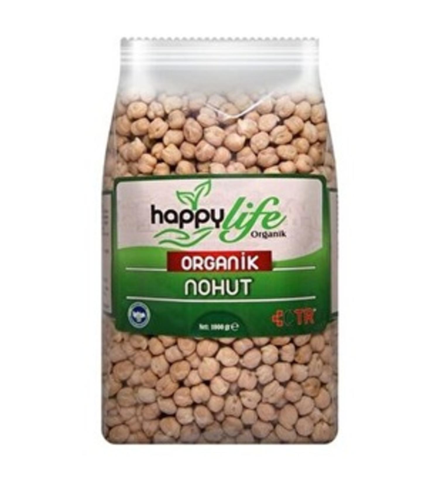 Happy Life Organic Chickpeas 1 KG (TWO)